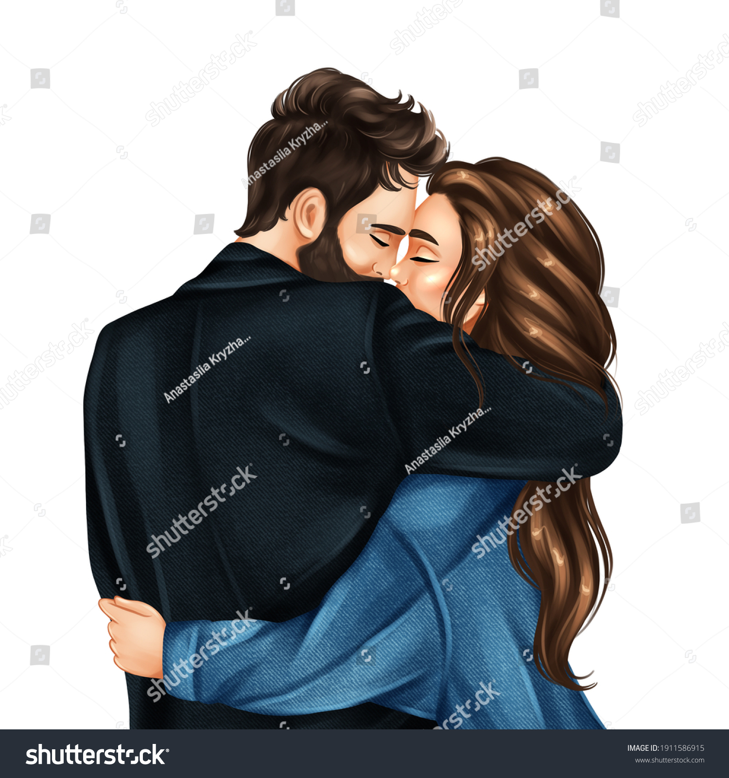 76609 Afbeeldingen Voor Illustrationkisscouple Afbeeldingen Stockfoto‘s En Vectoren 