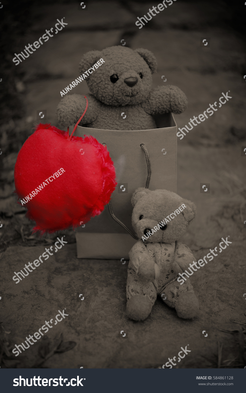 emo teddy bear