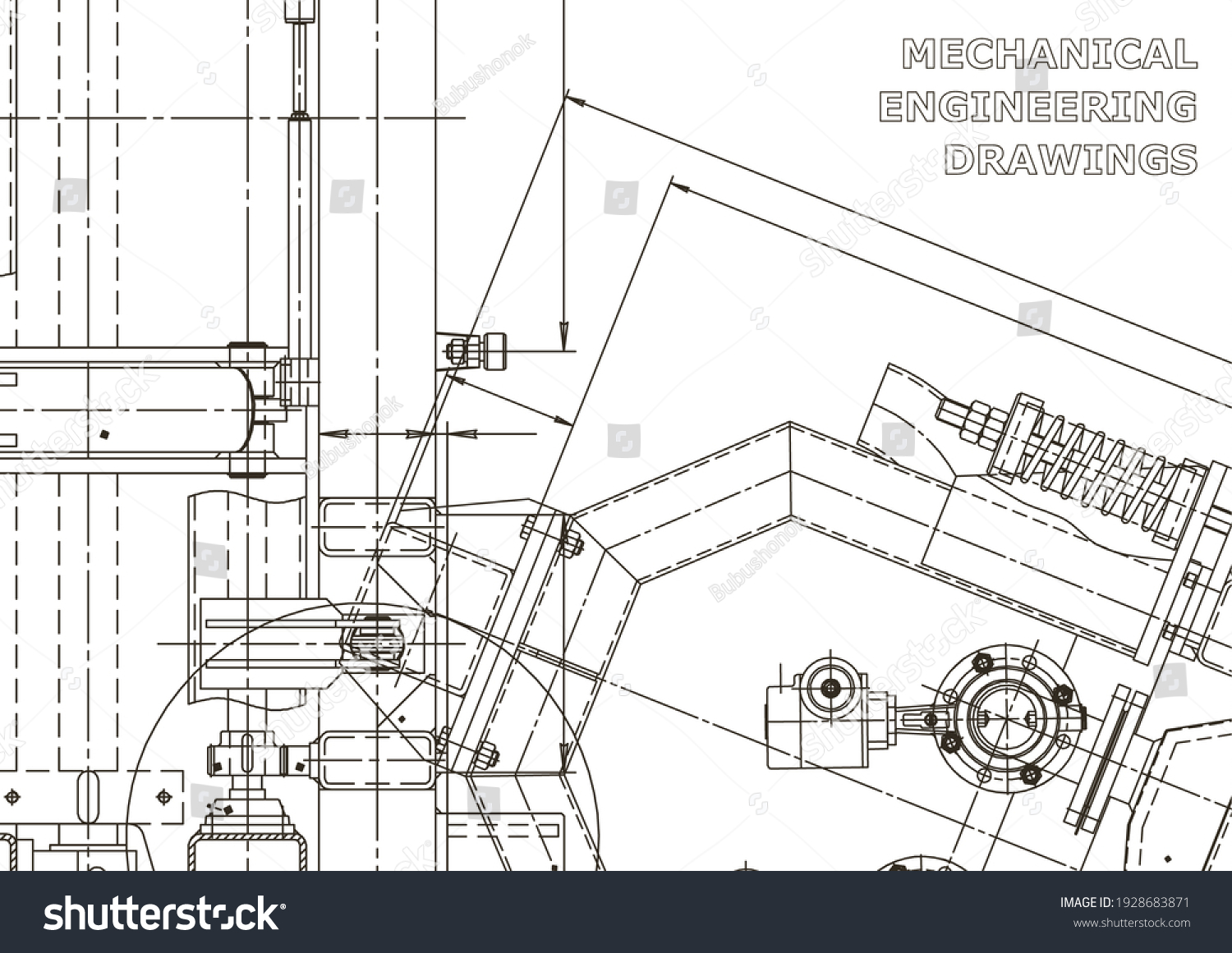 Mechanical technical drawing Images, Stock Photos & Vectors | Shutterstock