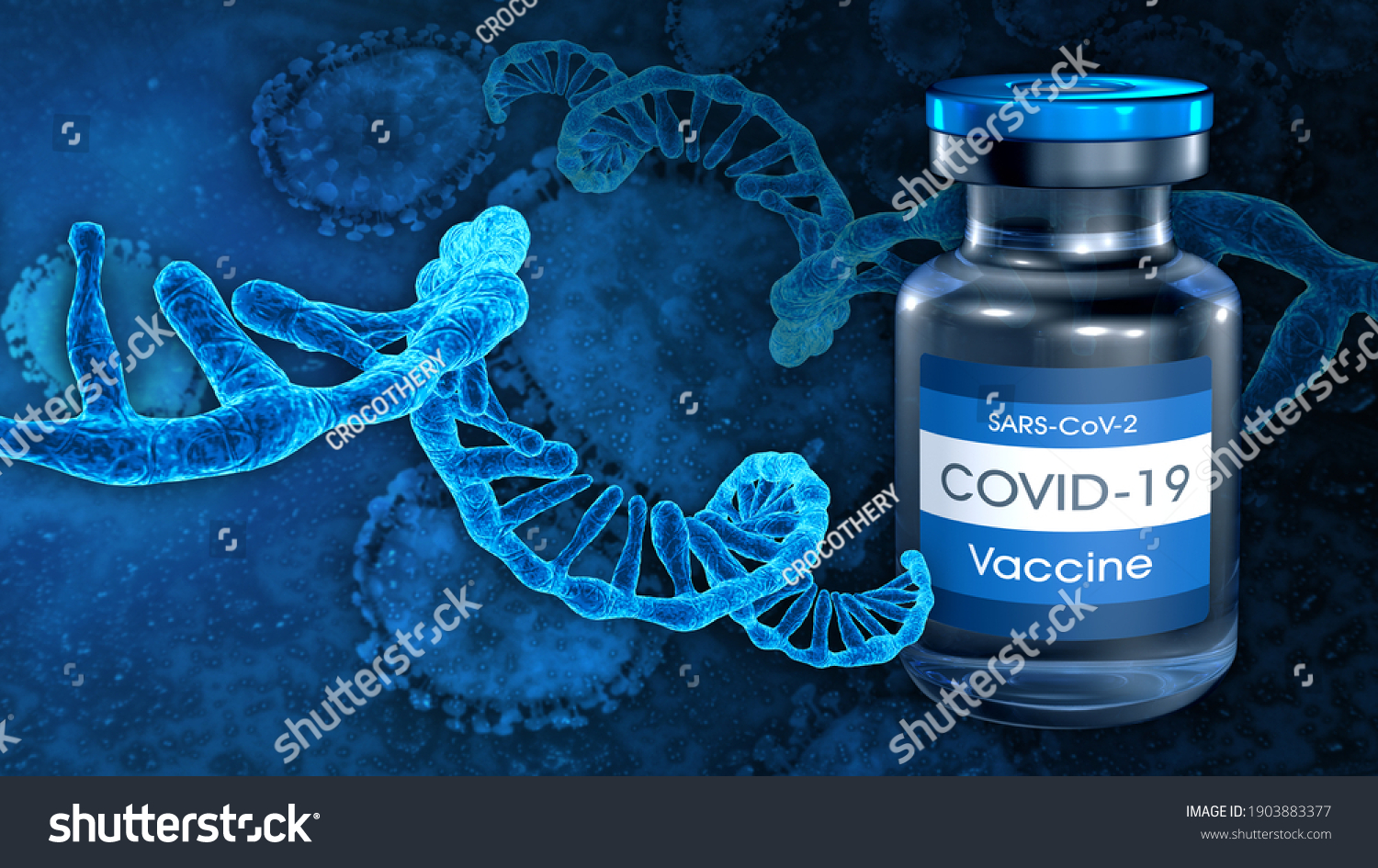 Covid19 Mrna Vaccine 2020 Coronavirus Pandemic Stock Illustration ...