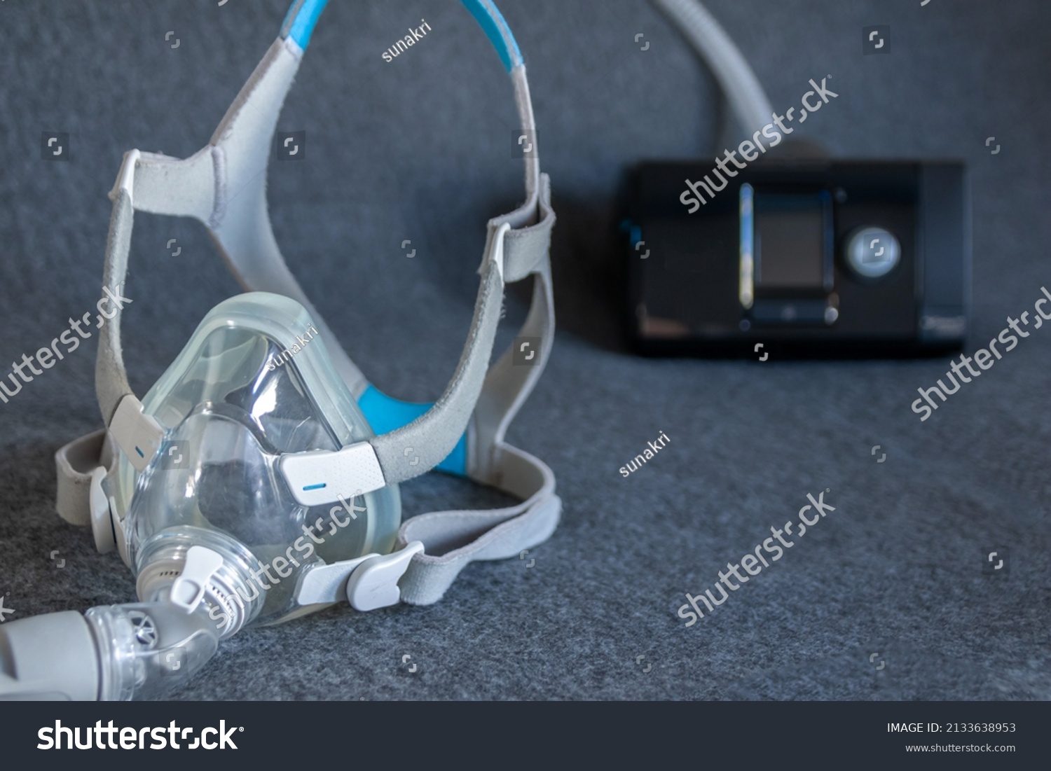 Cpap Mask Full Face Mask Cpap Stock Photo 2133638953 | Shutterstock