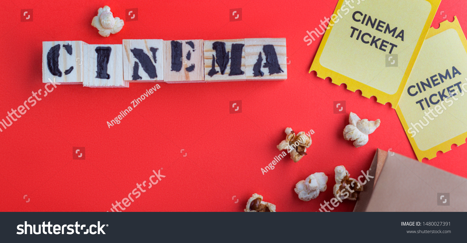 Download Craft Bag Popcorn Two Yellow Cinema Stock Photo Edit Now 1480027391 Yellowimages Mockups