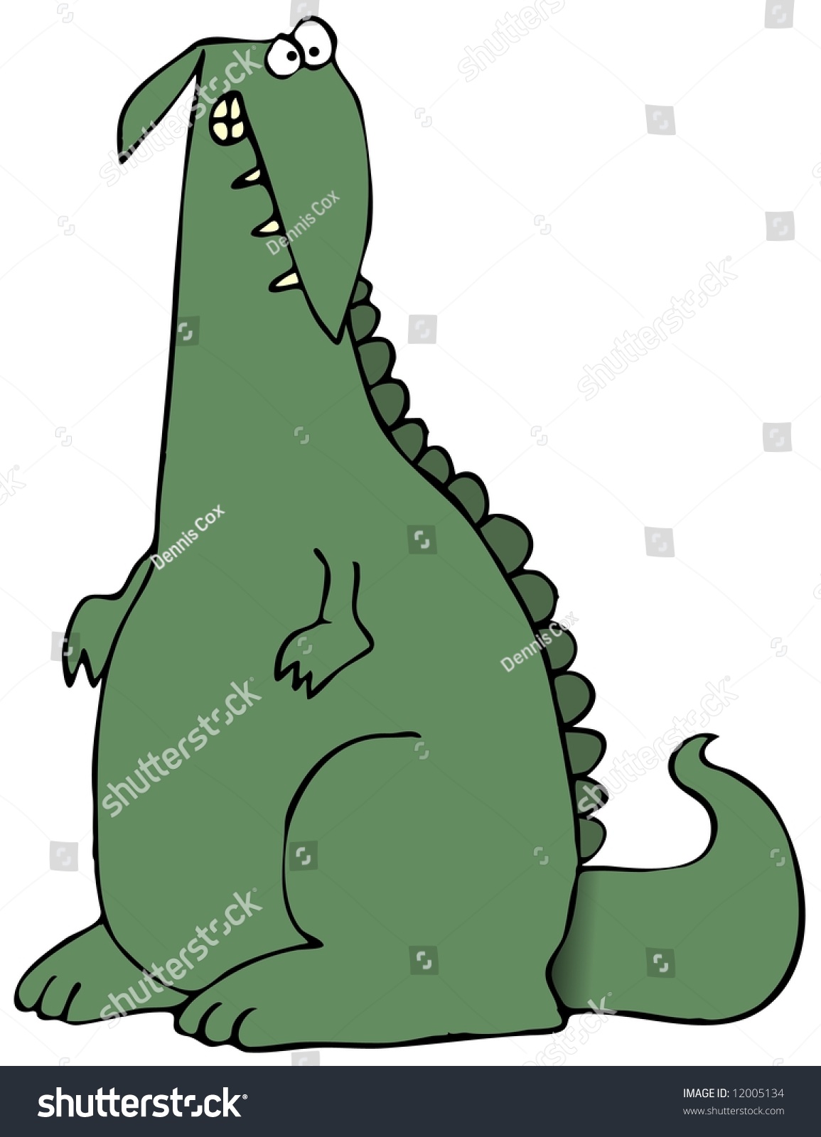 Crazy Dinosaur Stock Photo 12005134 : Shutterstock