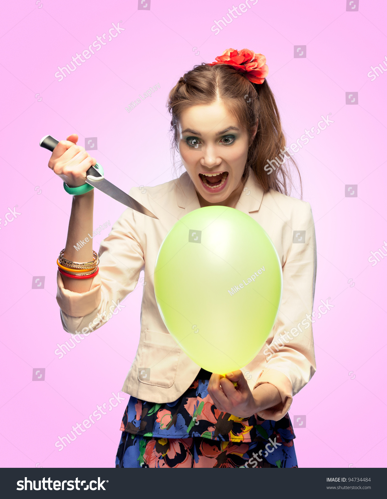 Psycho girl has the time of her life 1