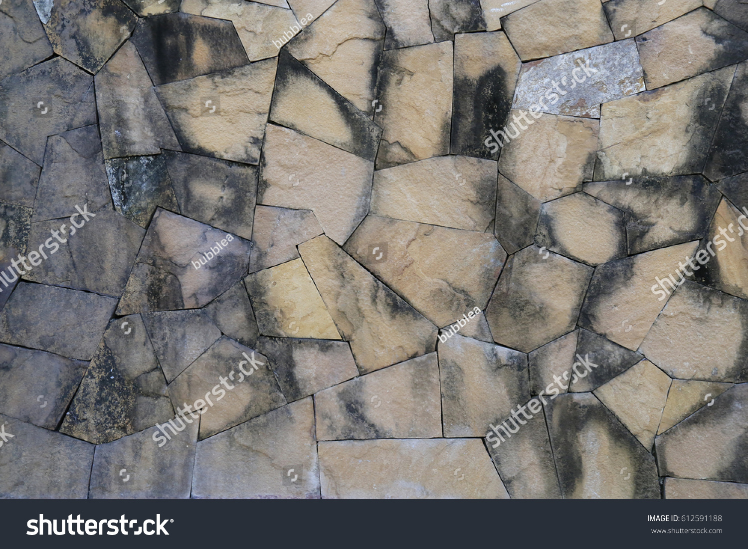 Crazy Paving Sandstone Flooring Thailand Stock Photo Edit Now 612591188