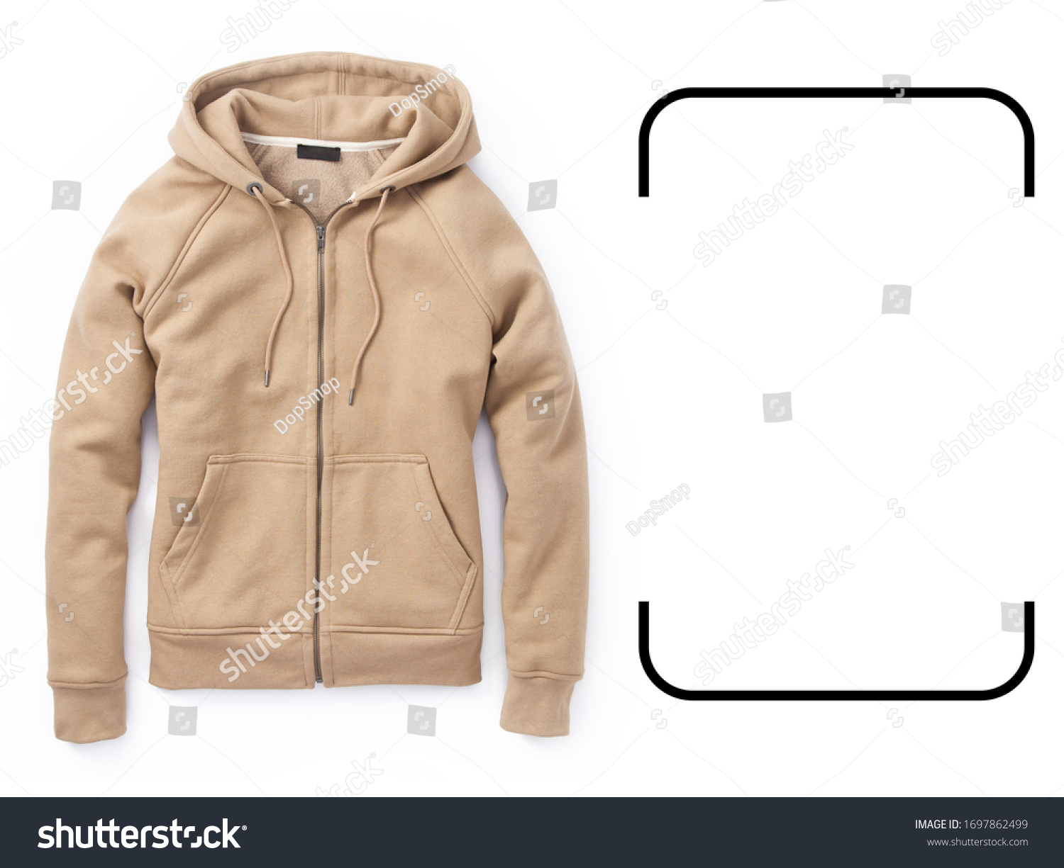 cream colored hoodie mens