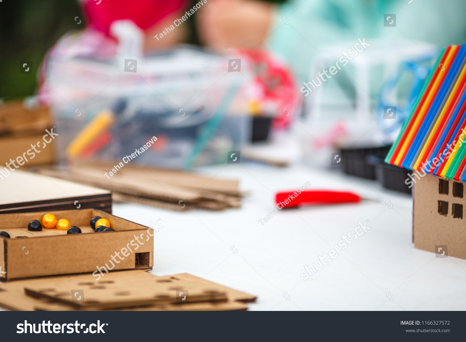 Creative Children Play Craft Cute Preschool Stock Photo Edit Now