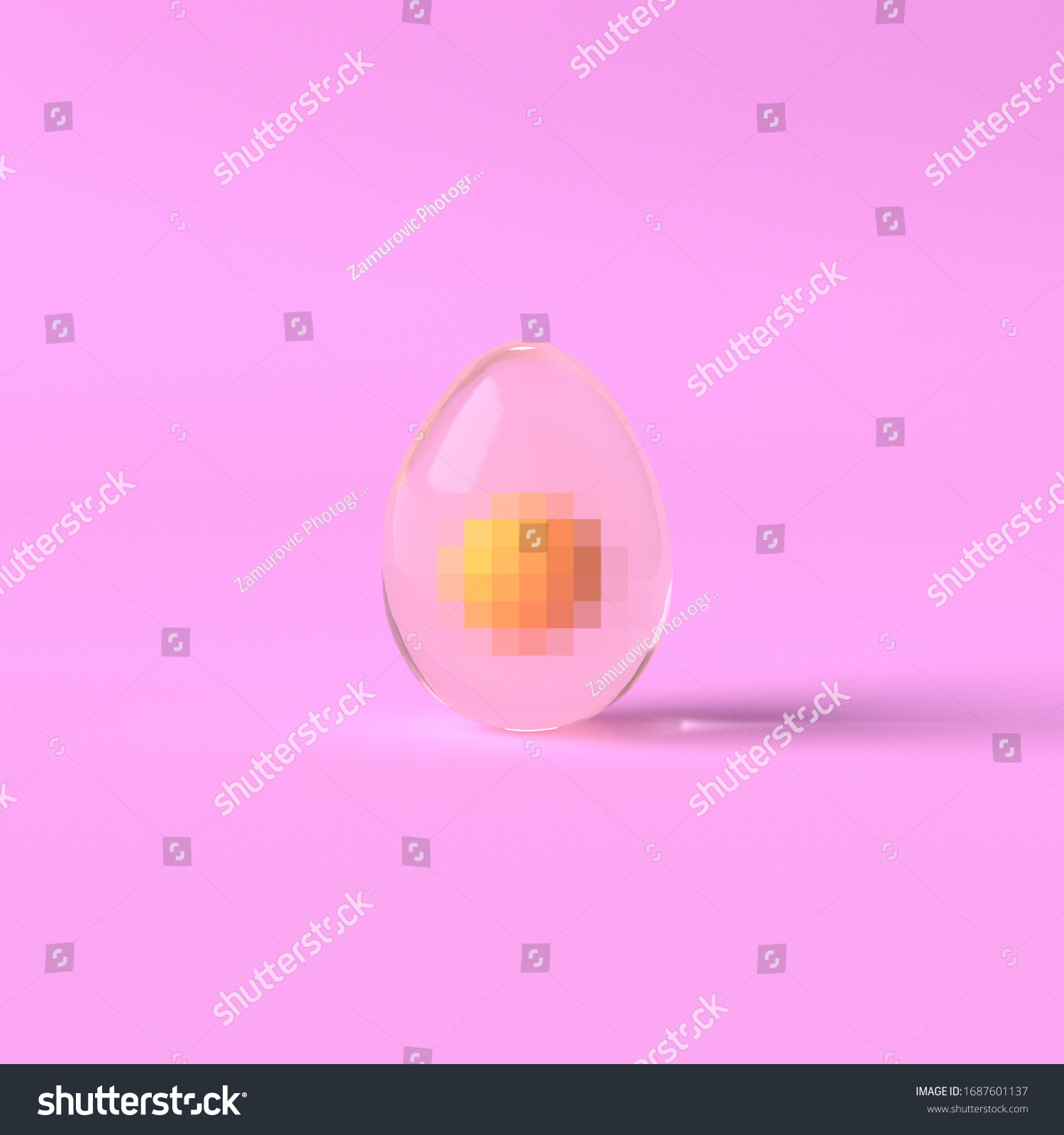 Creative Easter Naked Egg Adult Concept Stock Illustration Shutterstock