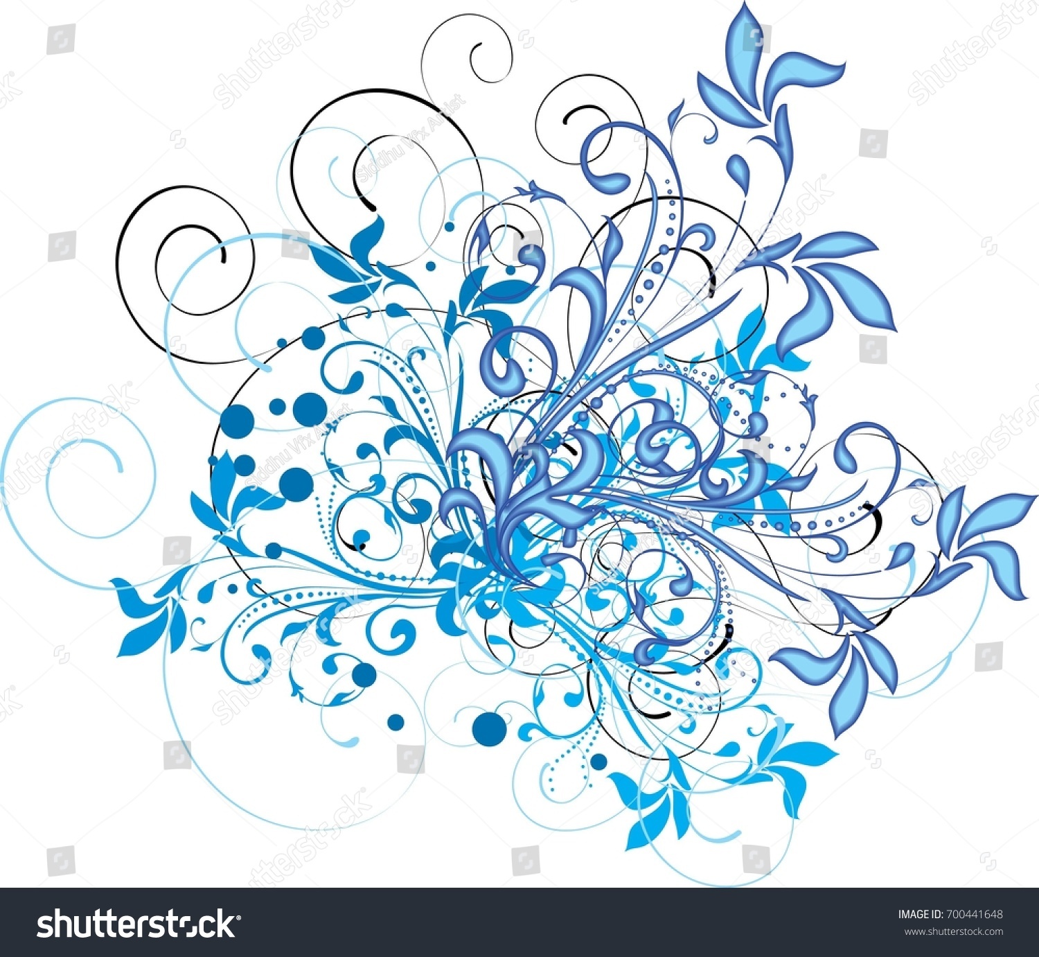 Creative Floral Designs Stock Illustration Shutterstock
