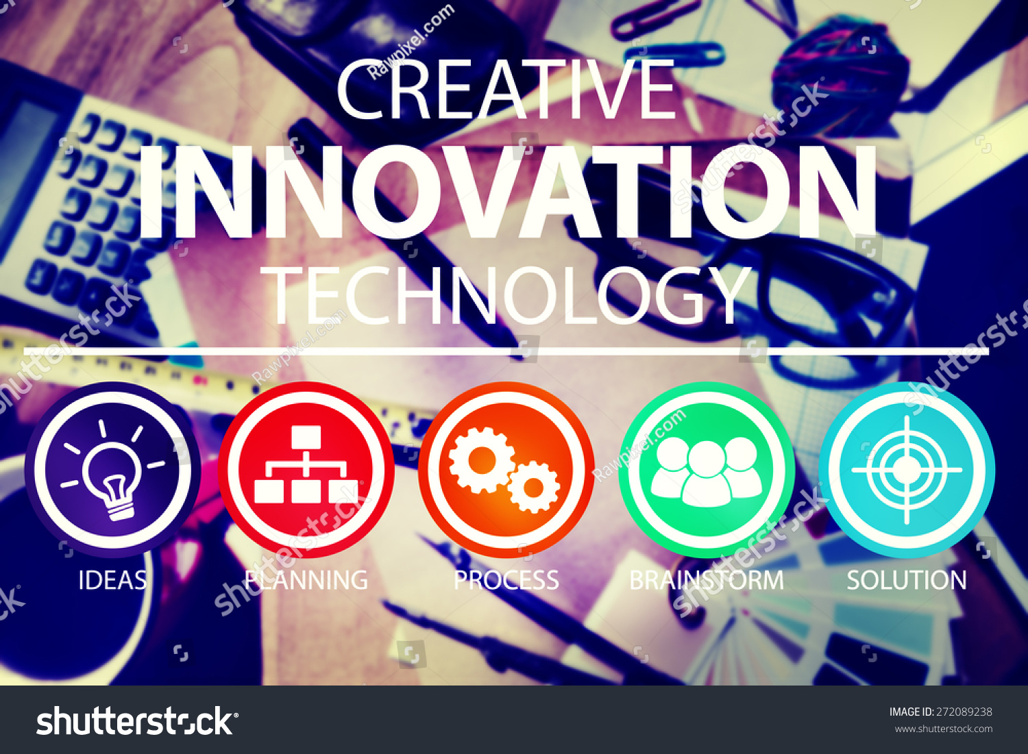 Creative Innovation Technology Ideas Inspiration Concept Stock Photo ...