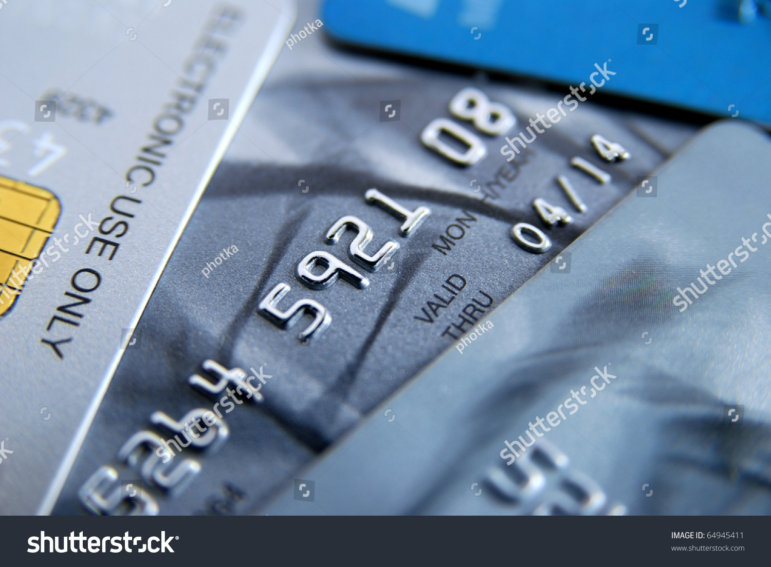 Credit Cards Stock Photo 64945411 : Shutterstock