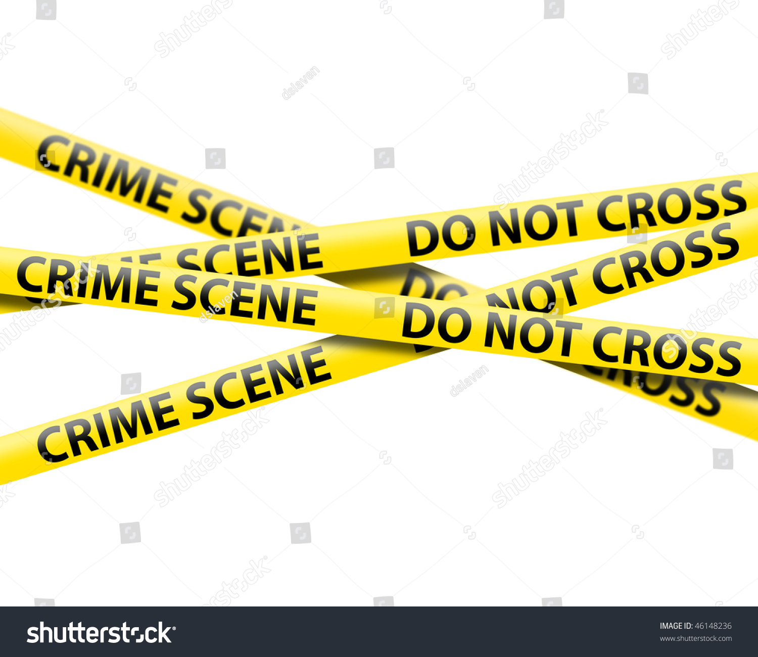 Crime Scene Tape Stock Illustration 46148236 - Shutterstock