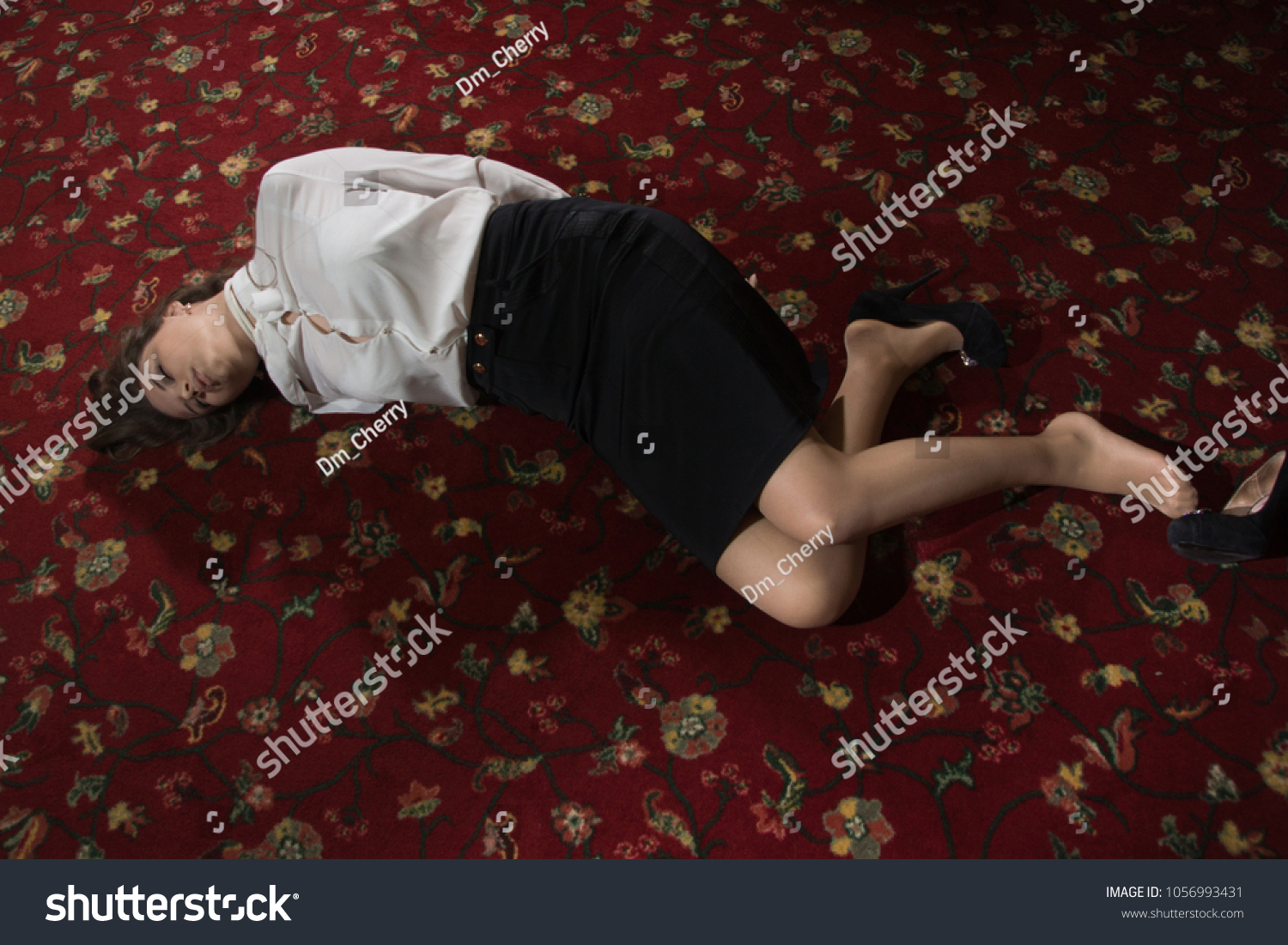 Crime Scene Hostage Woman Tied Hands Shutterstock