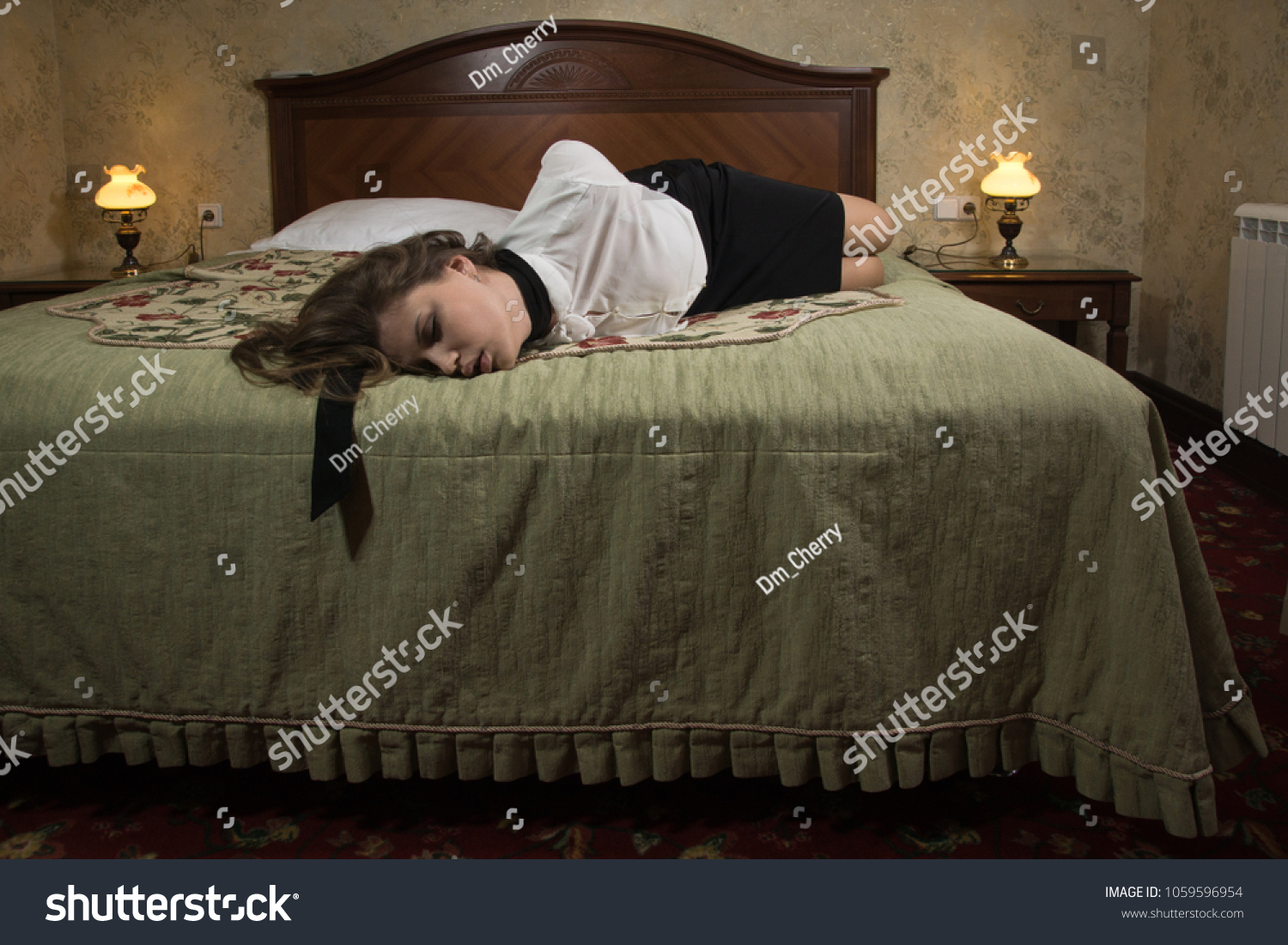 Crime Scene Hostage Woman Tied Hands 스톡 사진 Shutterstock