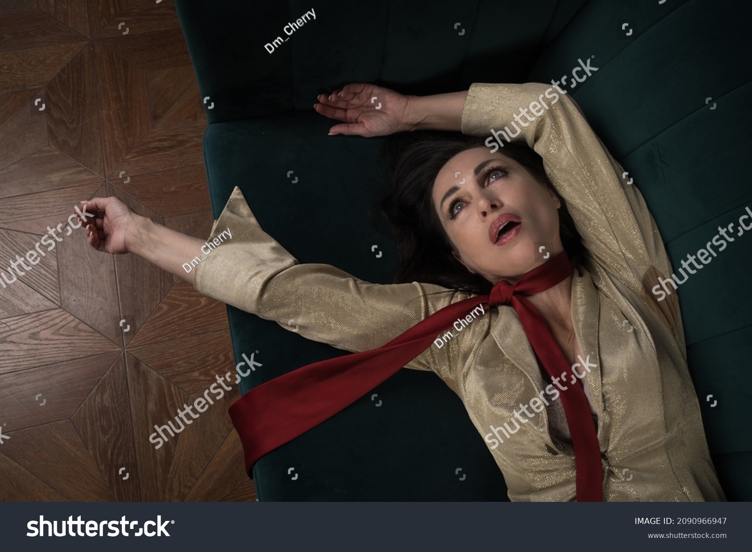 Crime Scene Strangled Business Woman Imitation库存照片2090966947 Shutterstock 6133