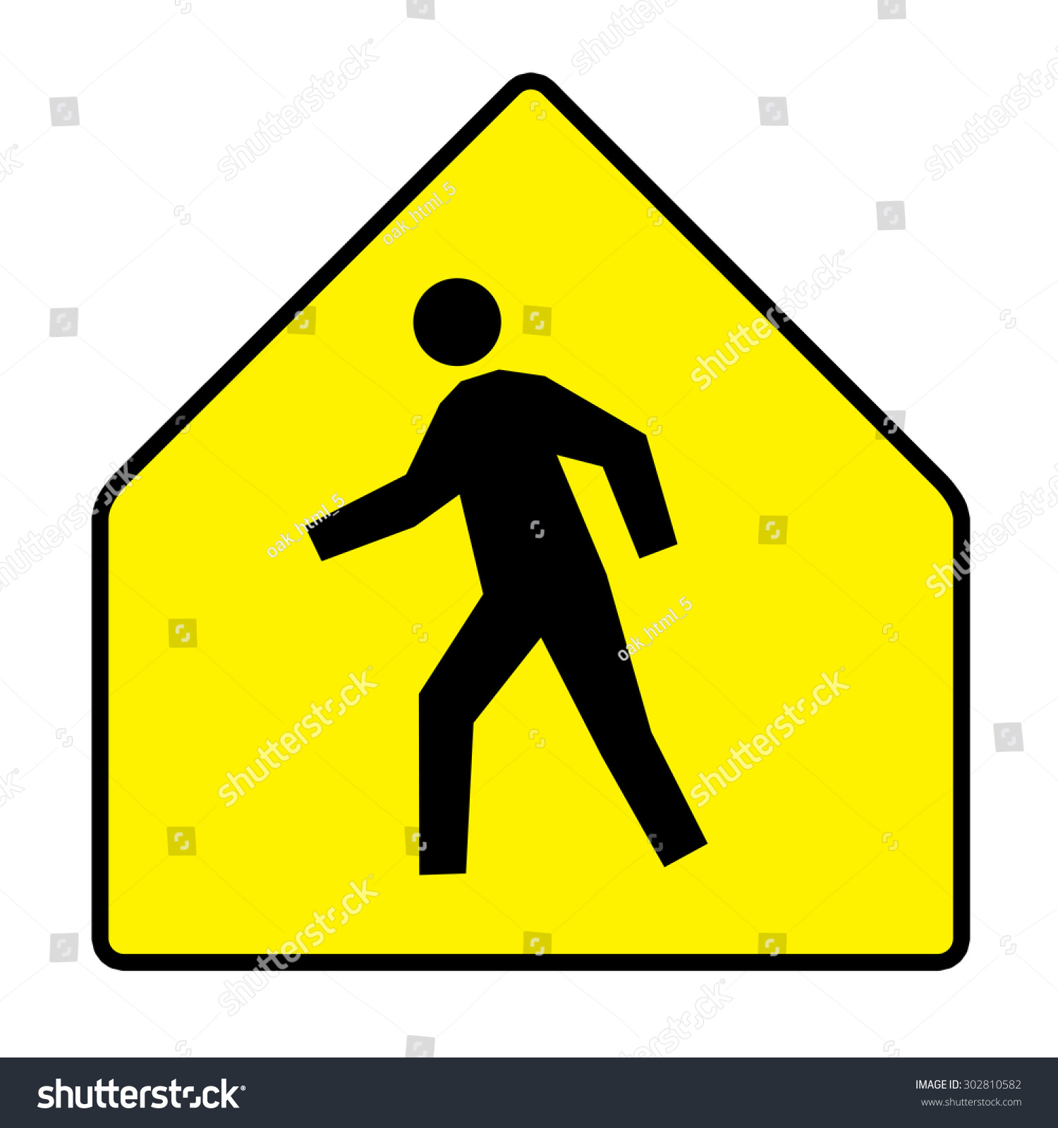 Cross Street Sign Ilustración En Stock 302810582 - Shutterstock