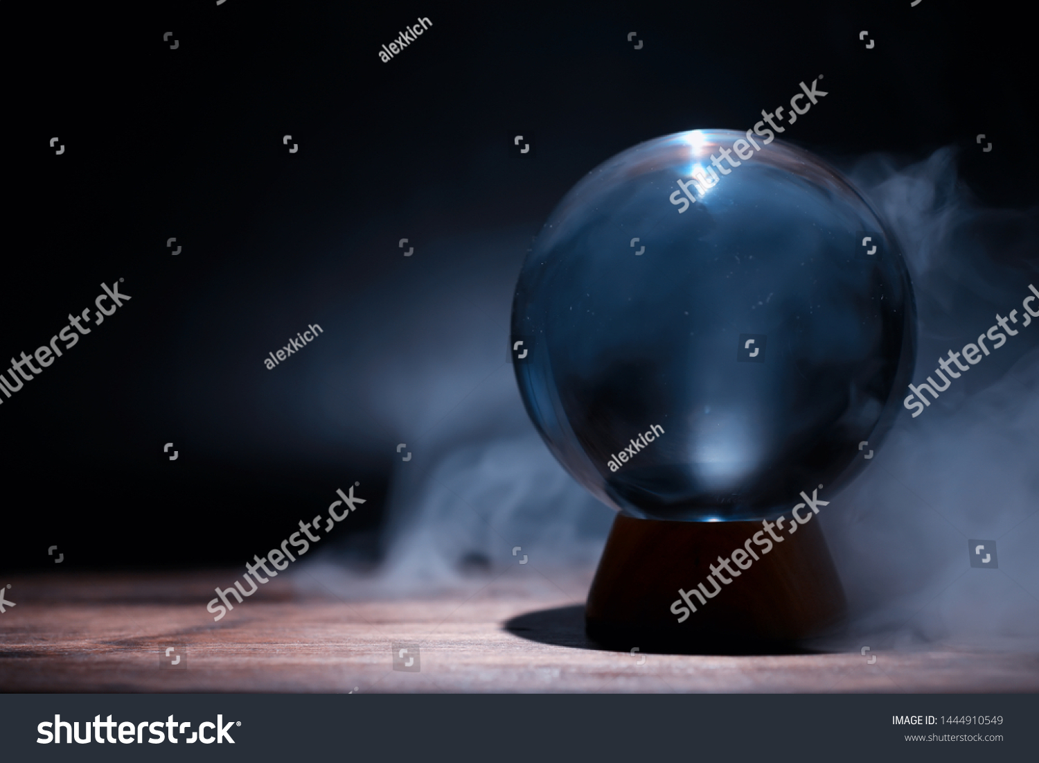 Crystal Ball Predict Fate Guessing Future Stock Photo 1444910549 ...