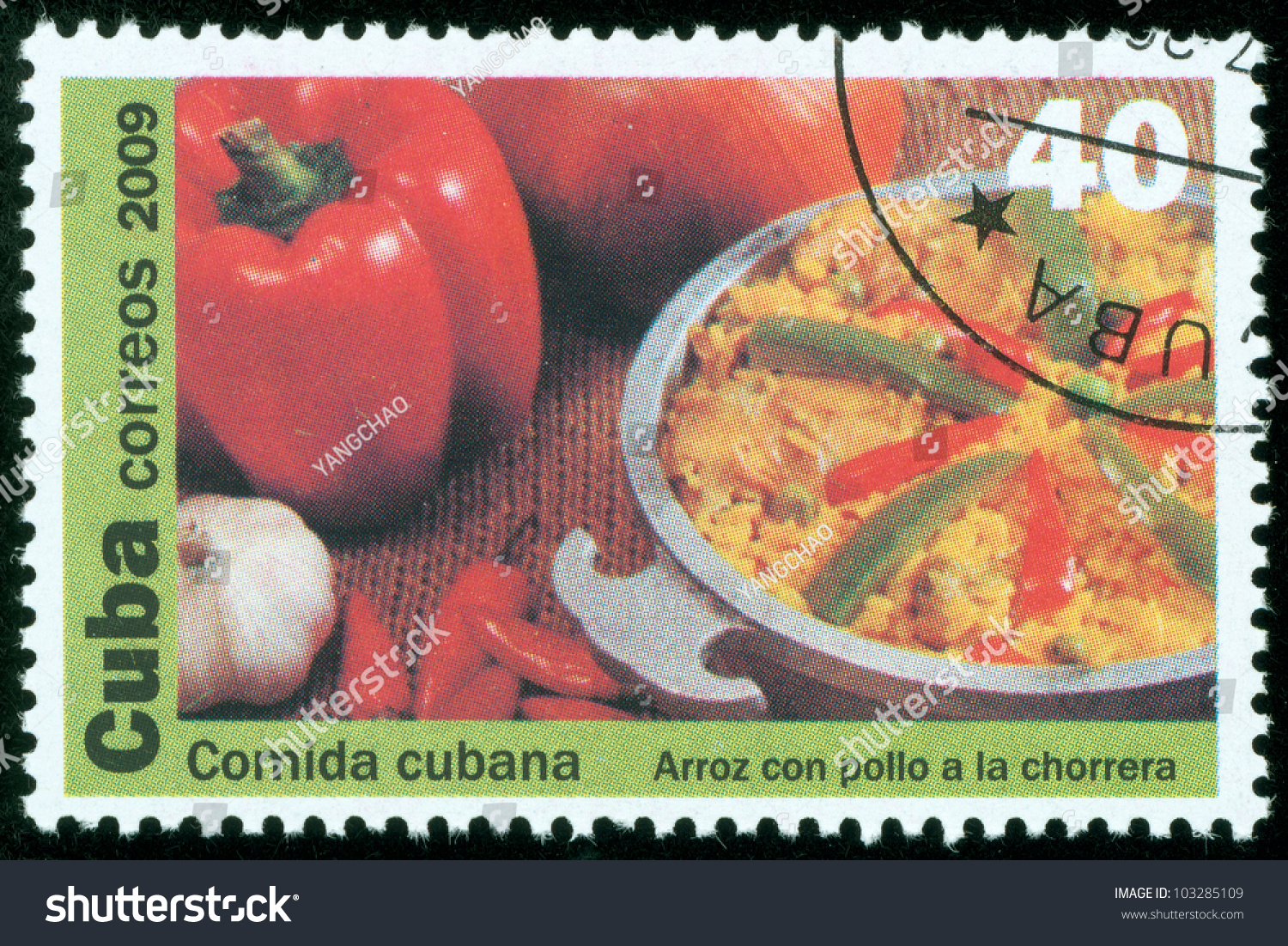 Juego con regalo de lotes de sellos - Página 14 Stock-photo-cuba-circa-a-stamp-printed-in-cuba-shows-food-comida-cubana-circa-103285109