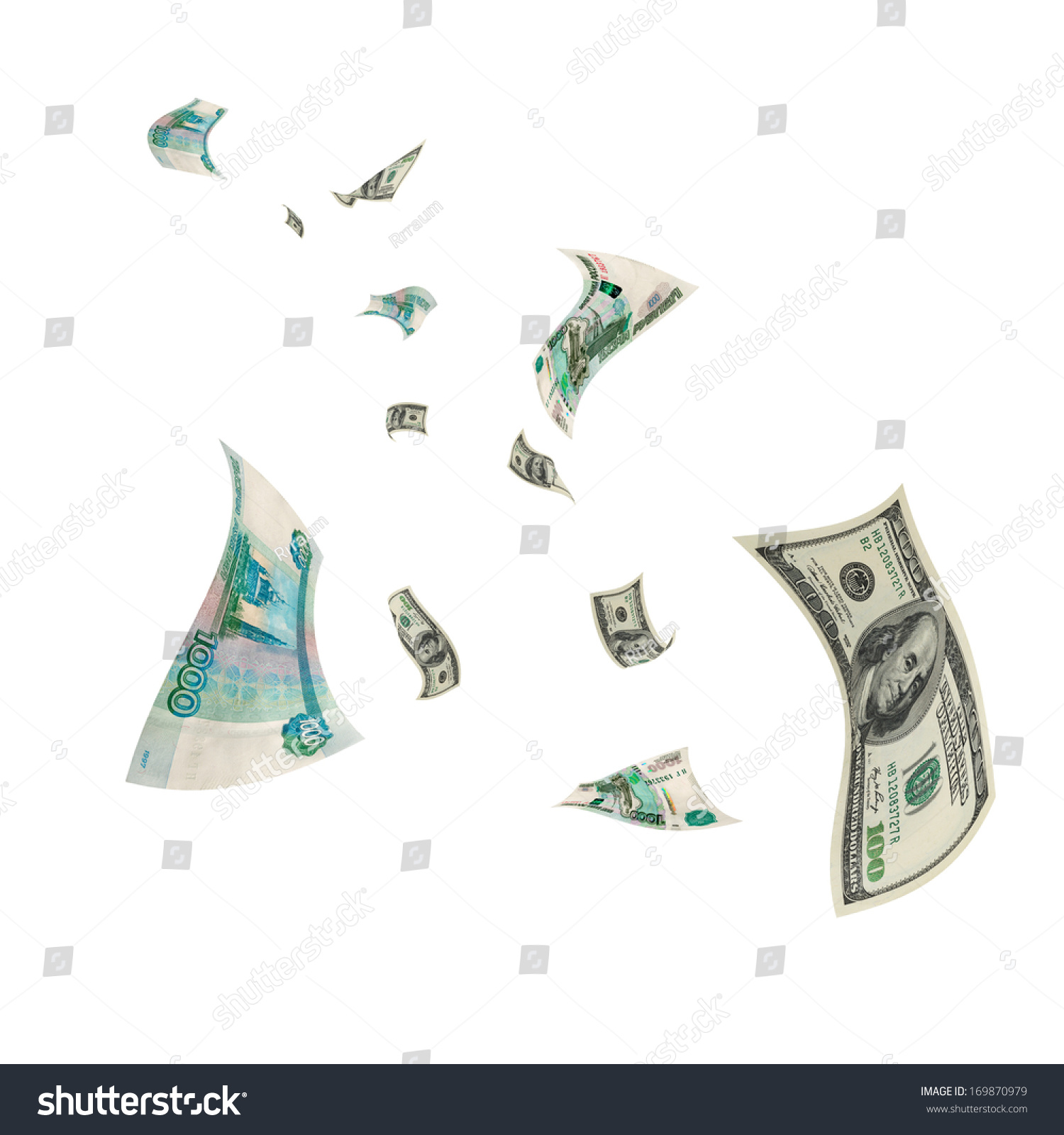 Currency Exchange Rate Ruble Against Dollar Stock Photo Edit Now - 