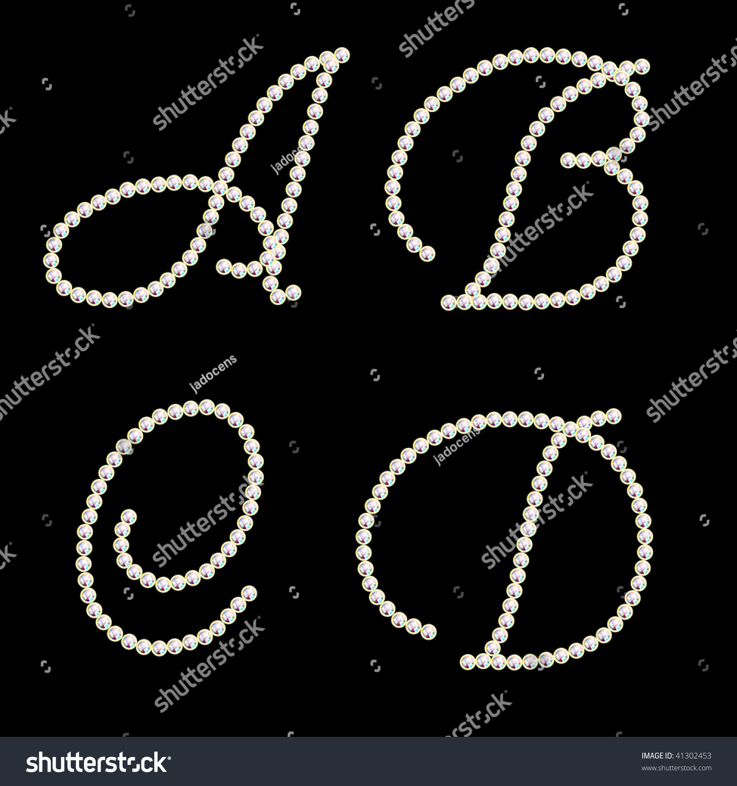 Worksheet A B C D In Vertical Letter cursive latin letters b c d stock illustration 41302453 shutterstock a on black background