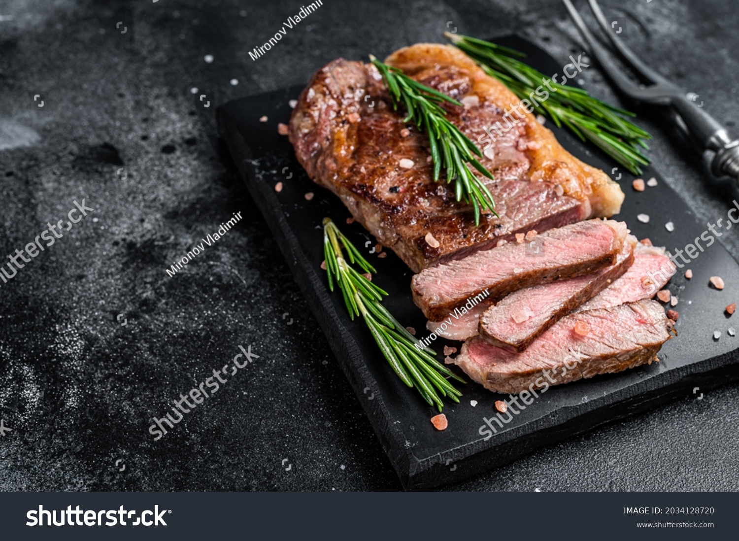 Cut Roasted New York Strip Beef Stock Photo 2034128720 | Shutterstock