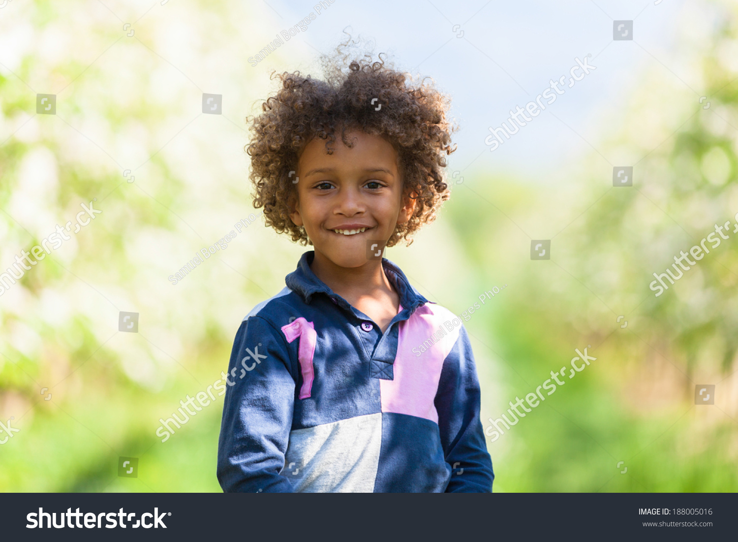 cute black little boy