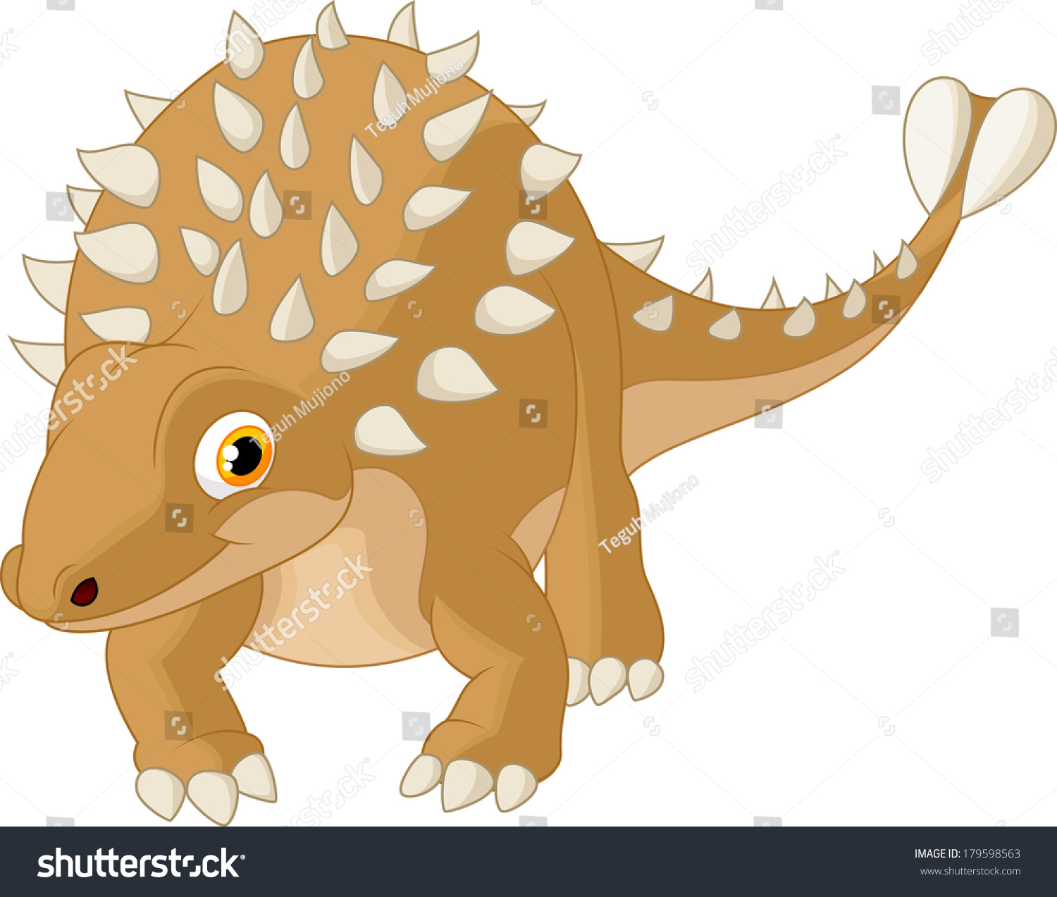 Cute Ankylosaurus Stock Photo 179598563 : Shutterstock