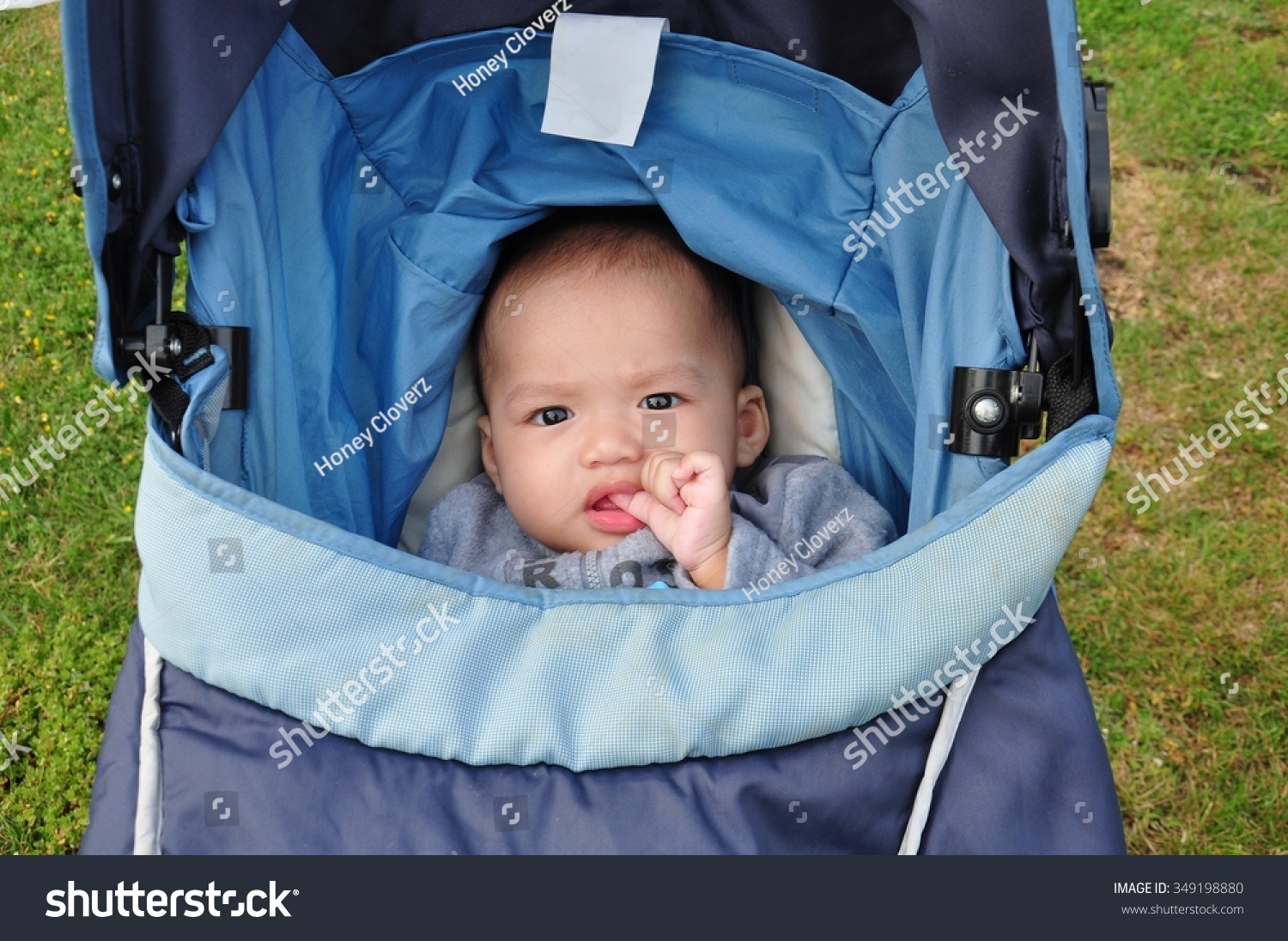 baby in the pram