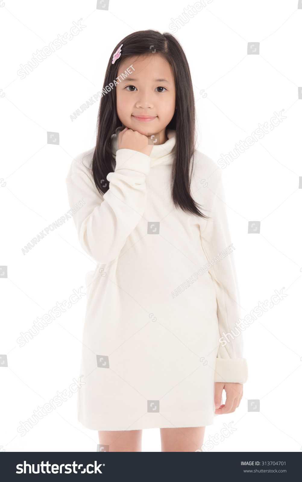 cute white turtleneck