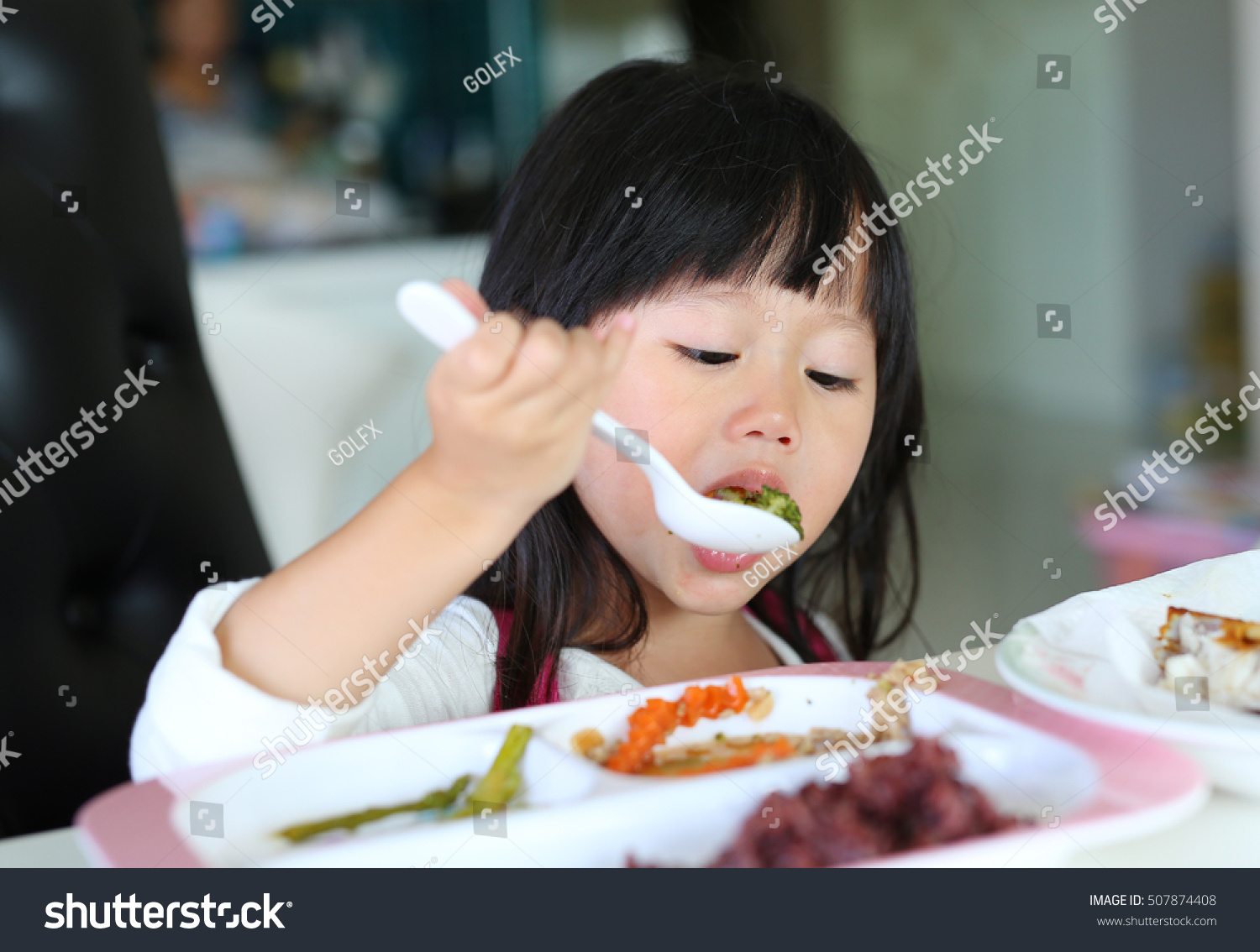 Cute Asian Kid Girl Age About Stock Photo (Edit Now) 507874408