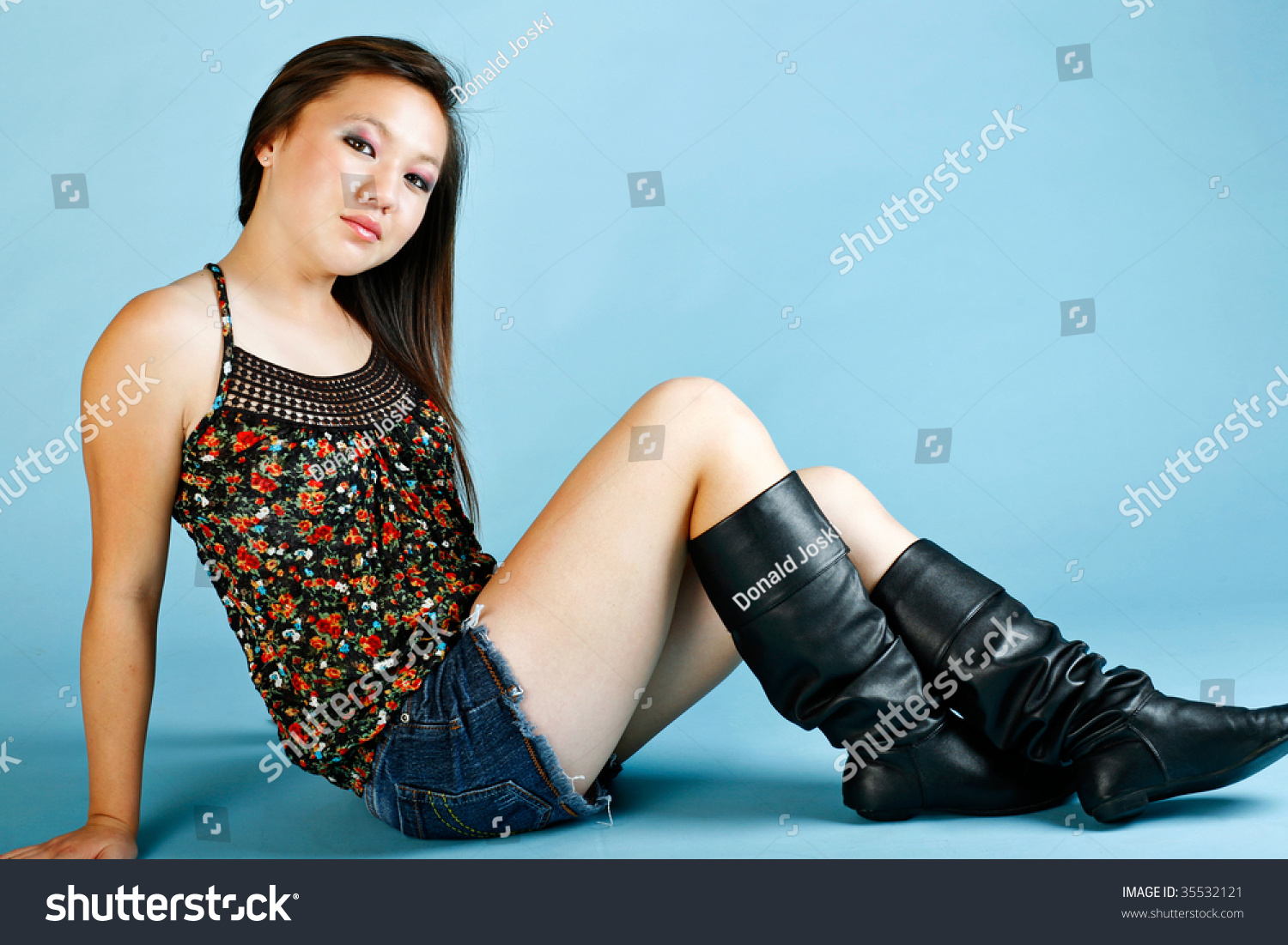 Cute Asian Teen Girl Stock Photo Edit Now