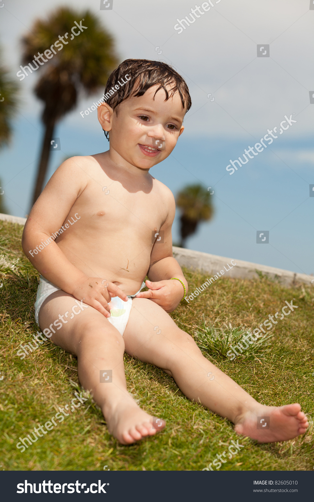 Young Teen Boy Wearing Diapers