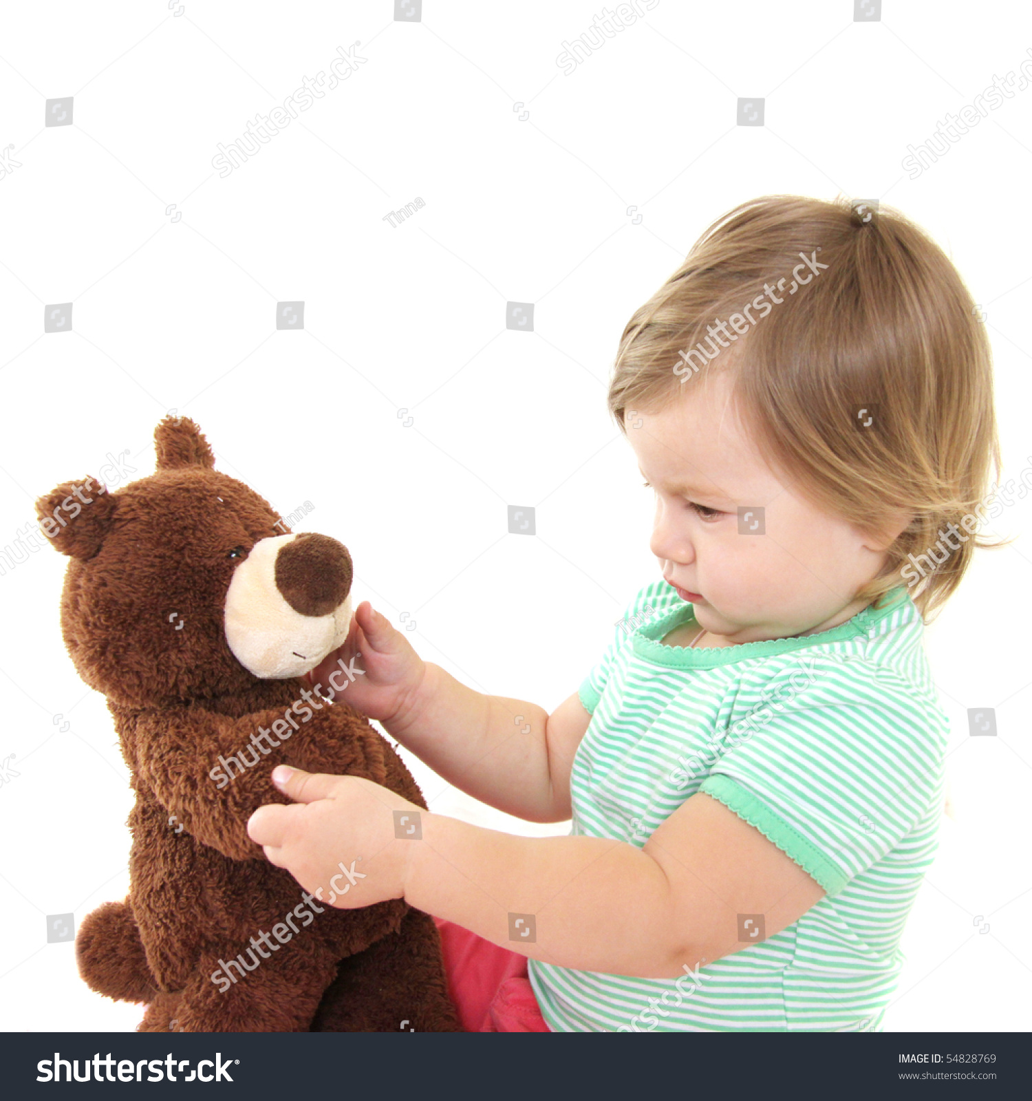 cute baby pics with teddy bear