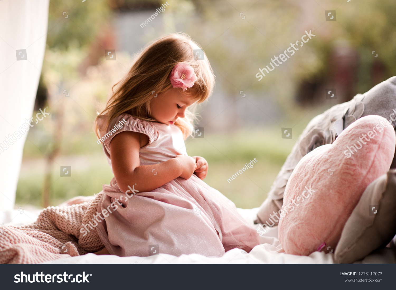 Cute Baby Girl 23 Year Old Stock Photo Edit Now 1278117073