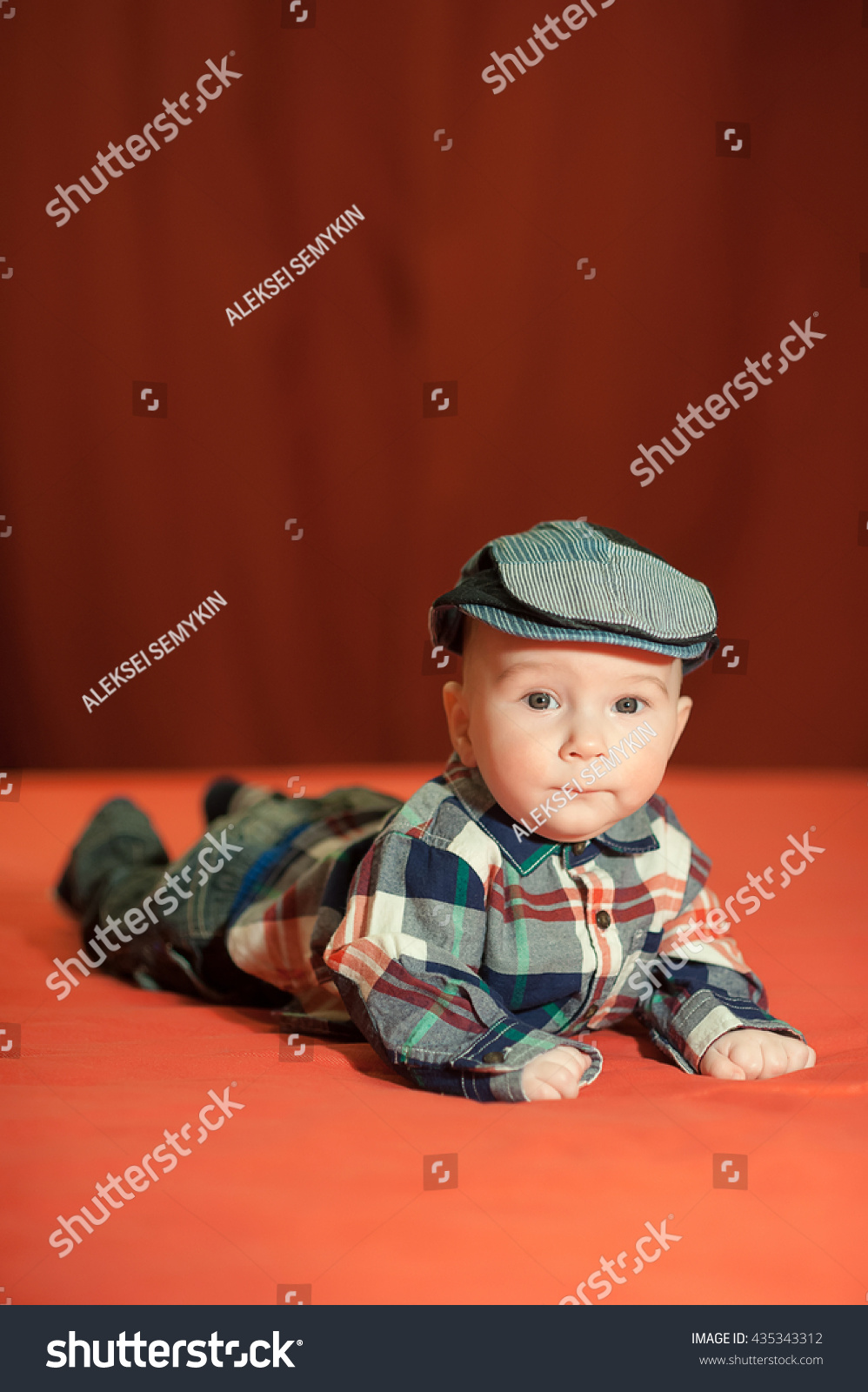 baby boy tweed flat cap