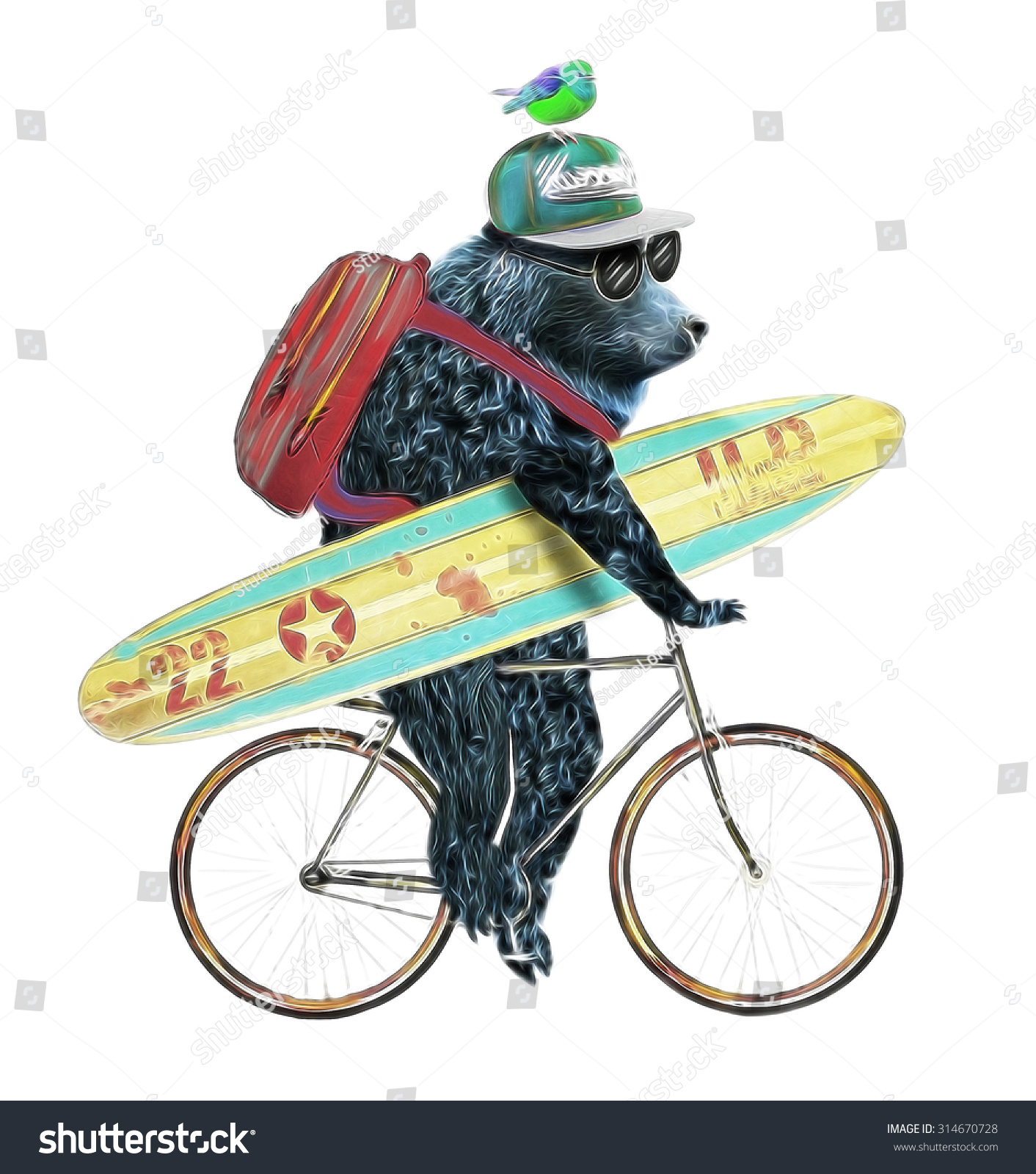 サーカス 熊 自転車