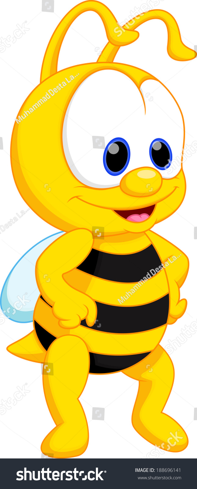 Cute Bee Cartoon Stock Photo 188696141 : Shutterstock