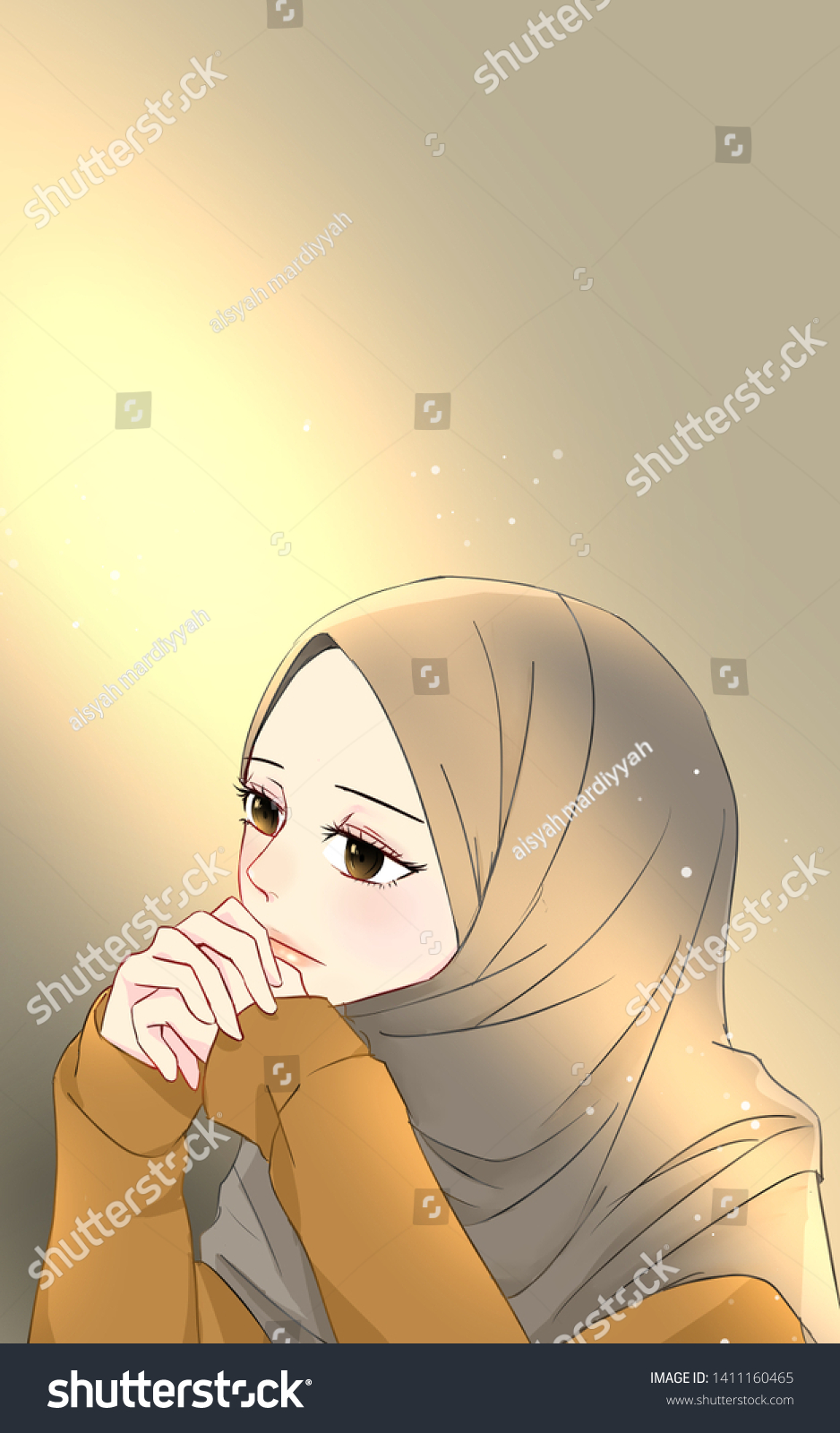 Cute Anime Girl Hijab gambar ke 11