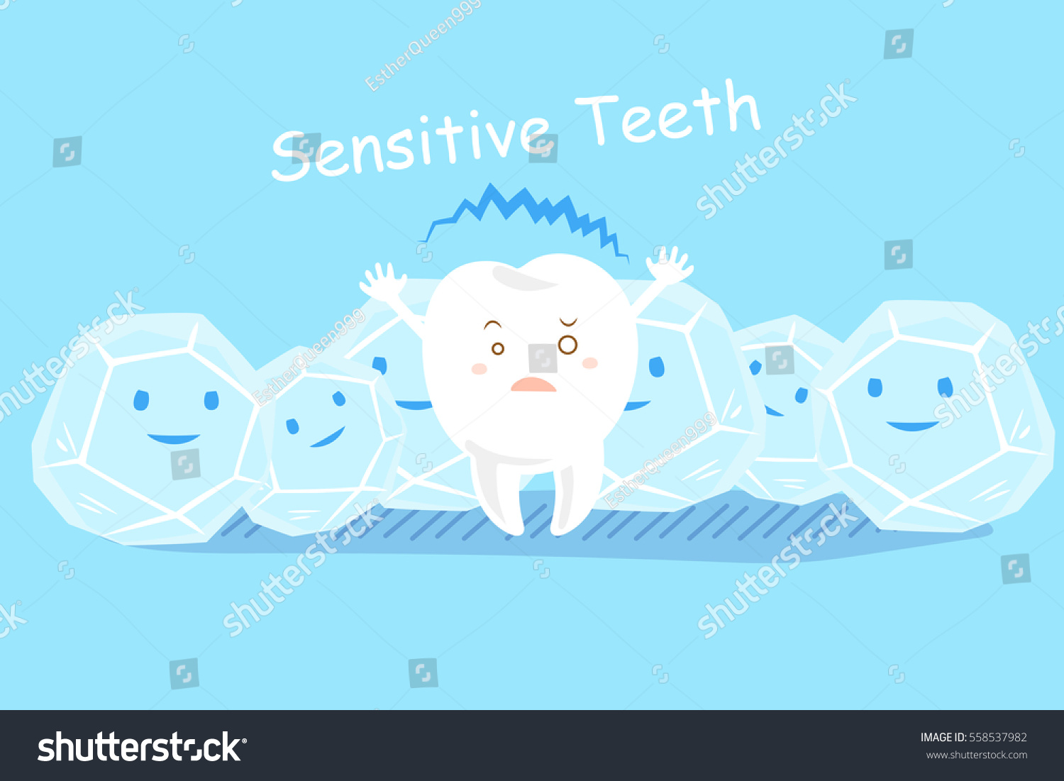 cute-cartoon-sensitive-teeth-feel-cold-stock-illustration-558537982