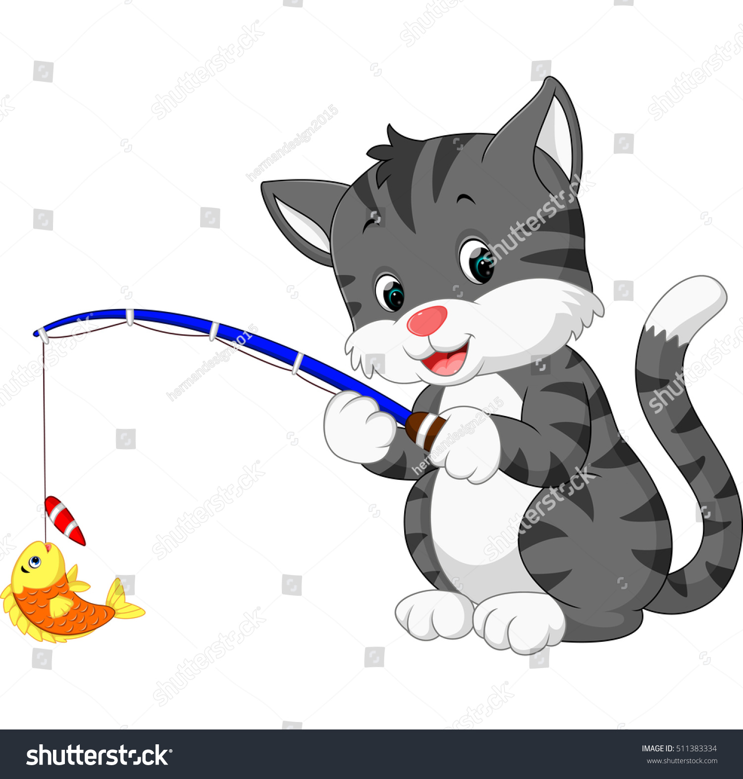 Cute Cat Cartoon Stock Photo 511383334 : Shutterstock