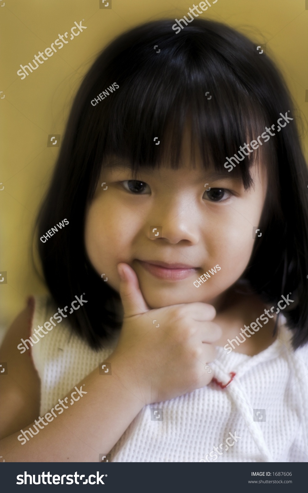 Cute Girl Stock Photo 1687606 : Shutterstock
