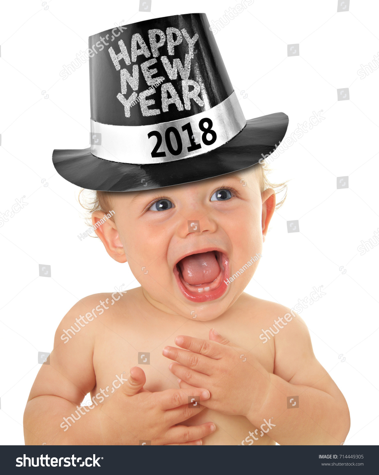 Image of funny baby new year pics