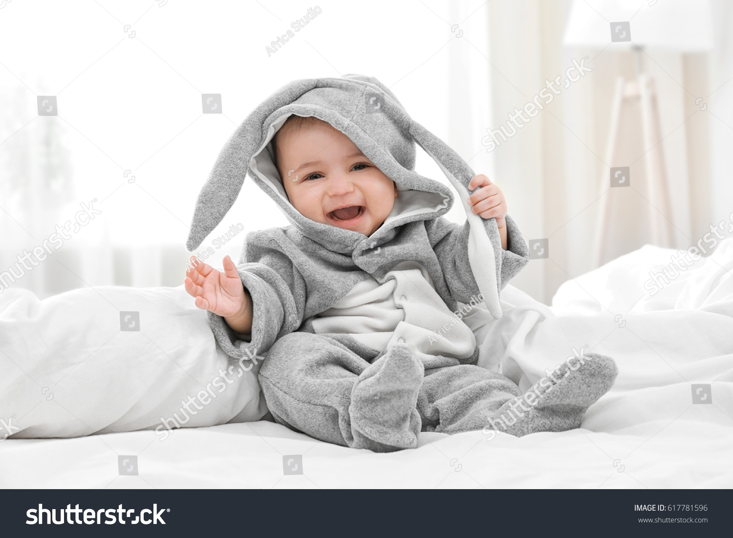 baby in bunny costume
