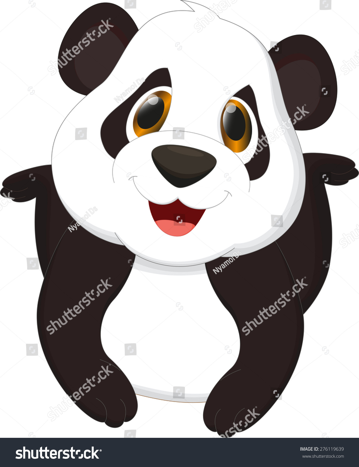 Cute Panda Cartoon Stock Illustration 276119639 | Shutterstock