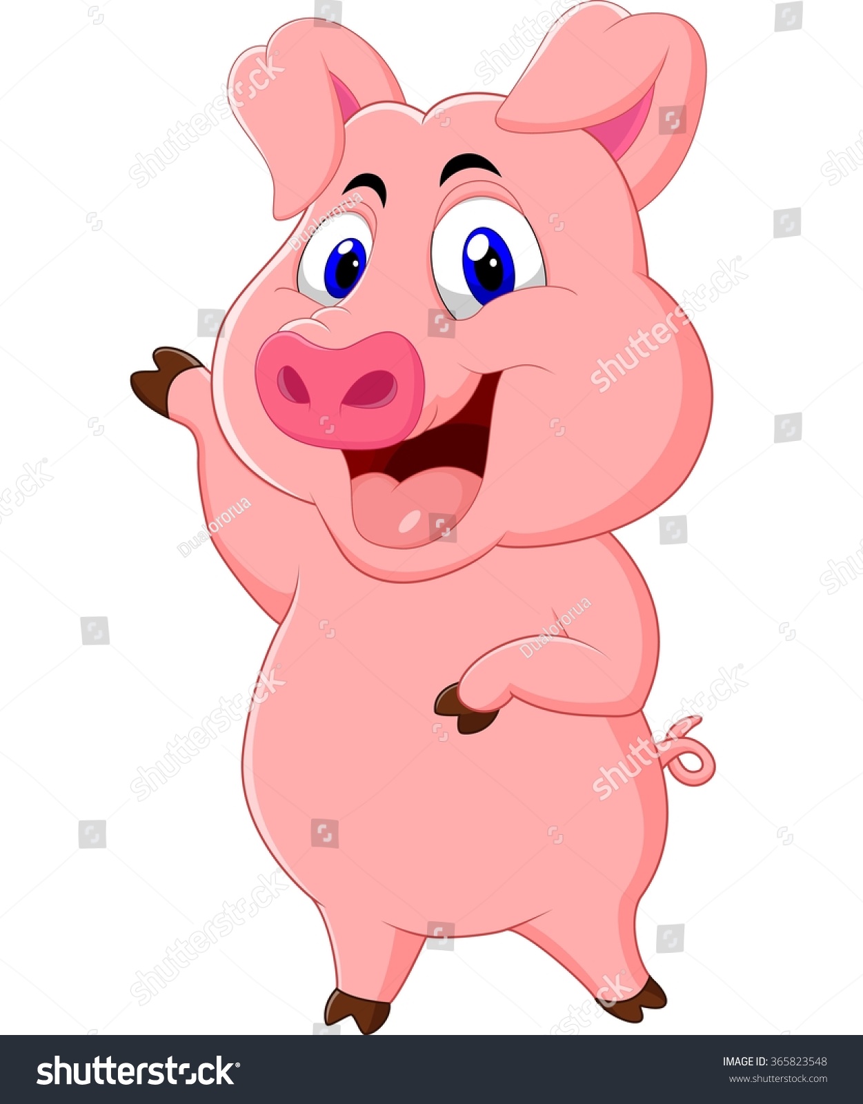 Cute Pig Cartoon Stock Photo 365823548 : Shutterstock