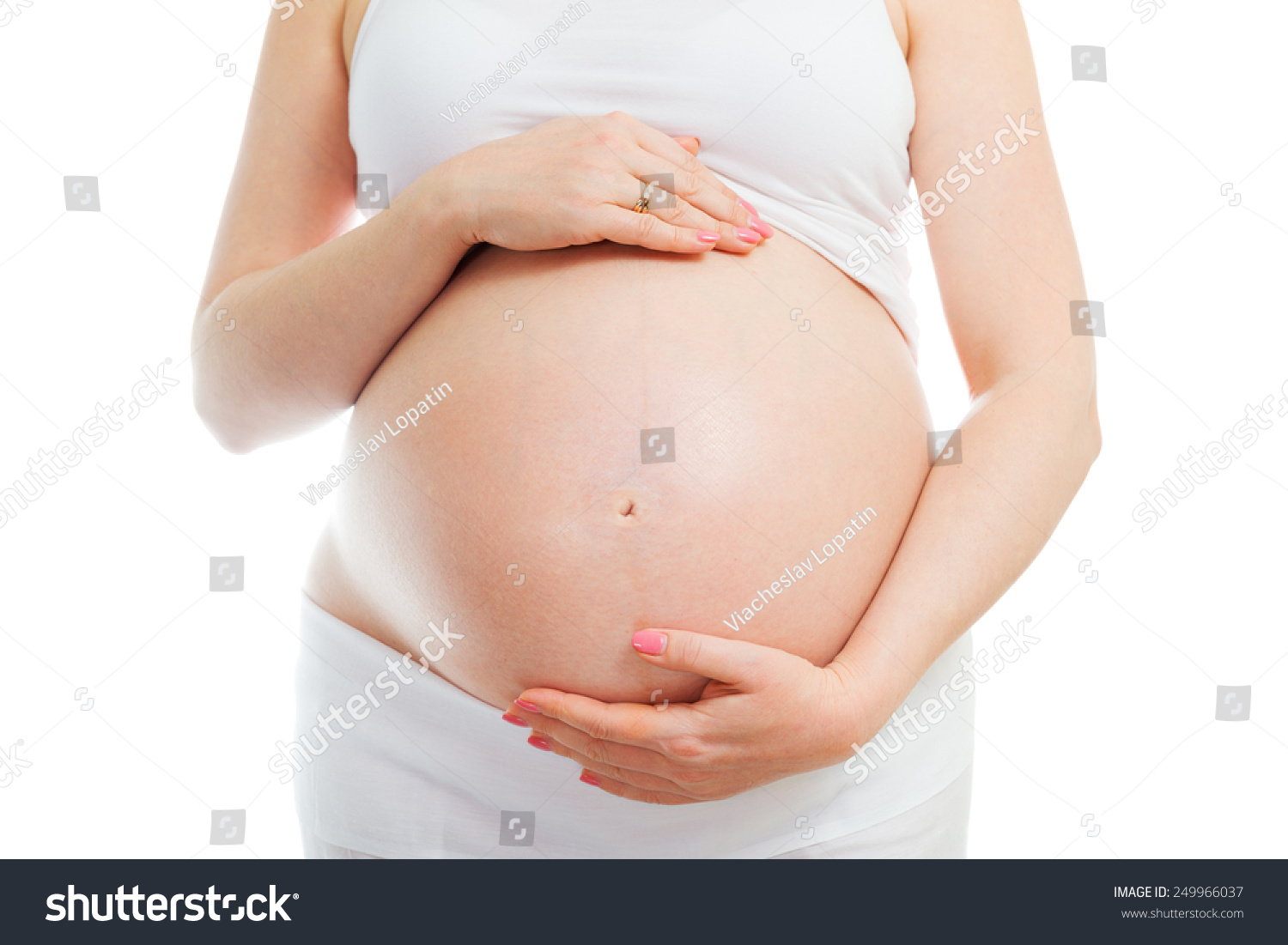 Big White Woman Pregnant Nude