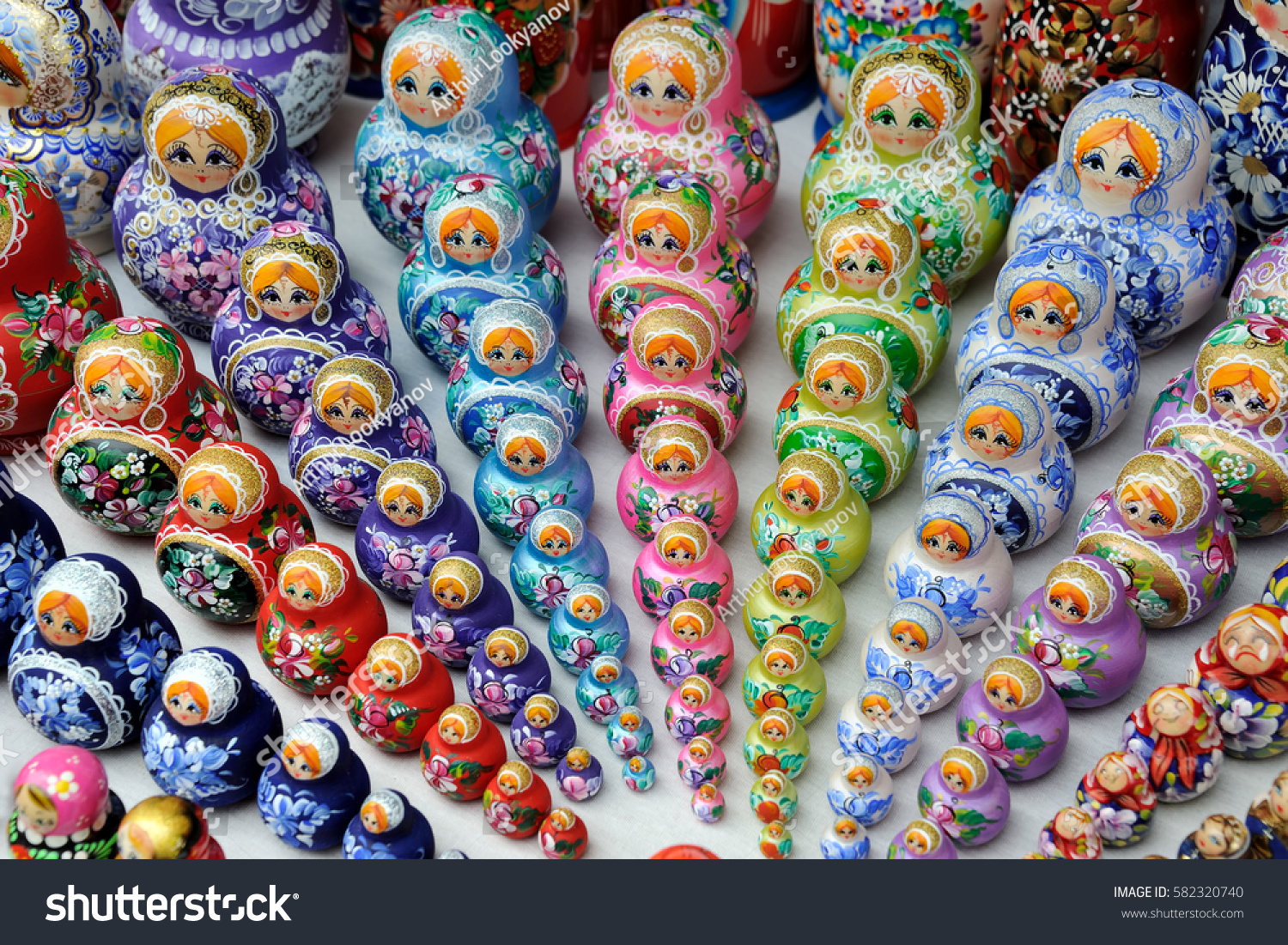 little russian stacking dolls