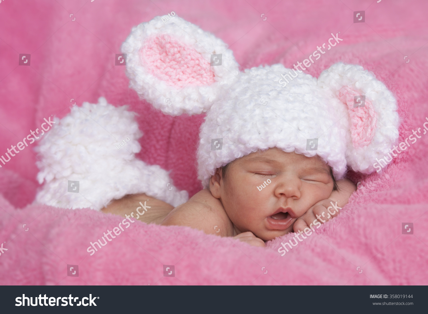baby bunny ears hat