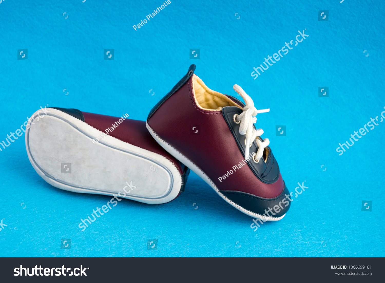 Cute Sport Shoes Small Boy Isolated Stock Photo Edit Now 1066699181