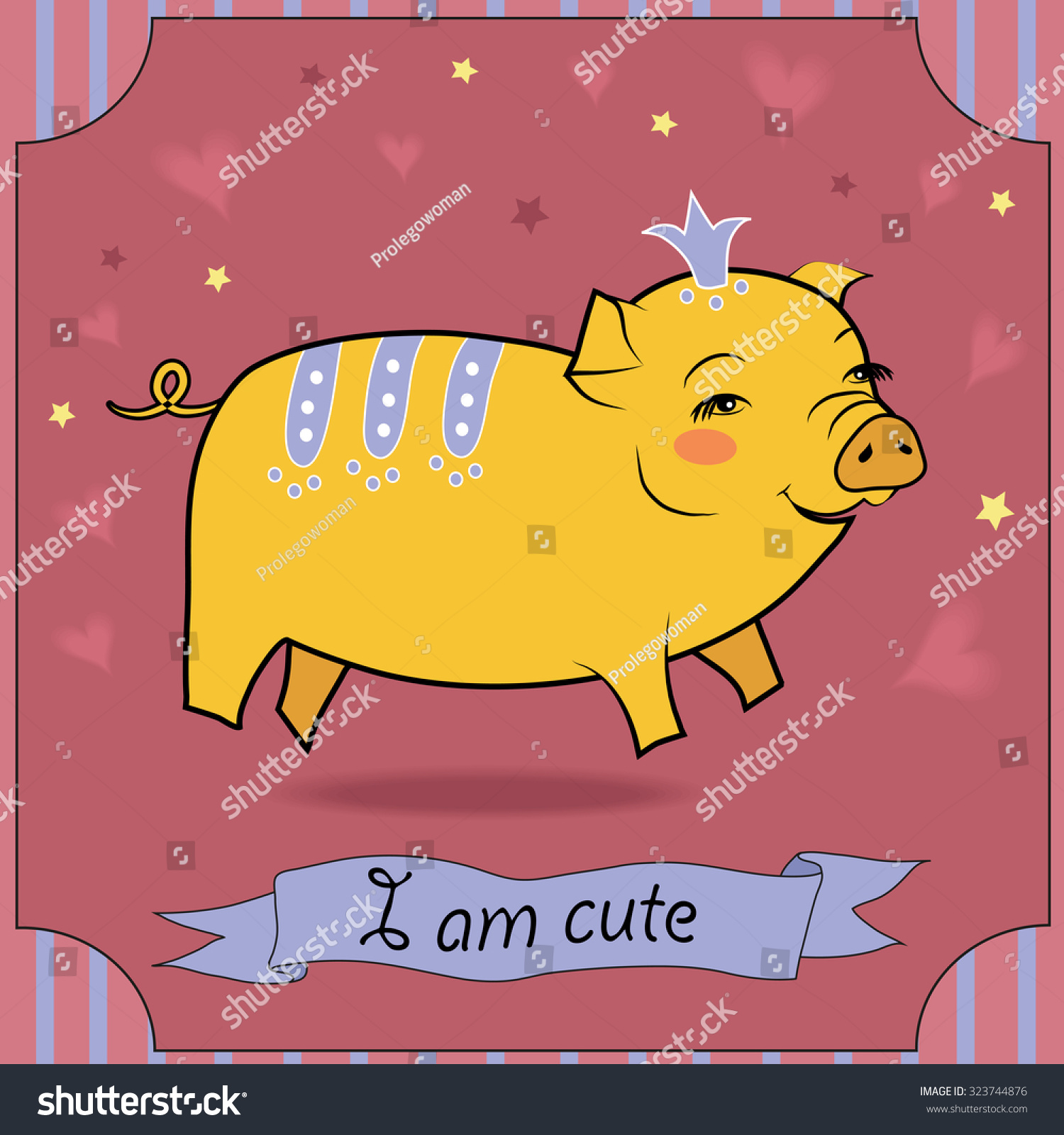 yellow pig clipart - photo #27